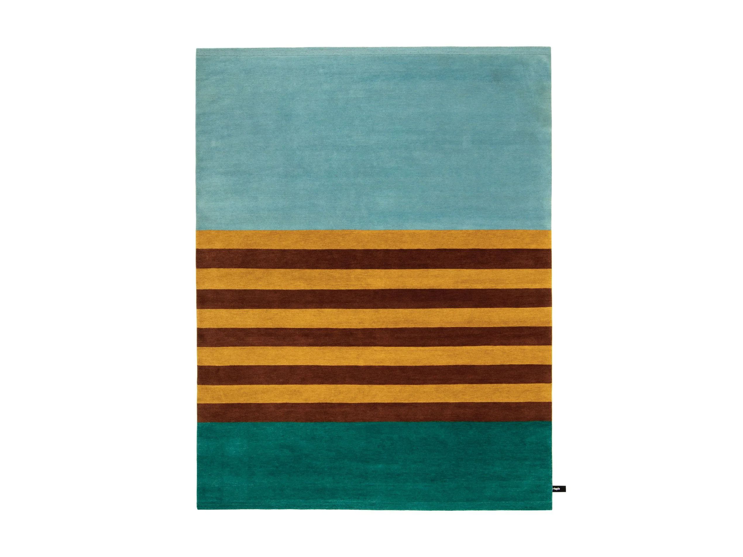 LES ARCS BRUN ABEILLE by cc-tapis - Tappeto fatto a mano in lana