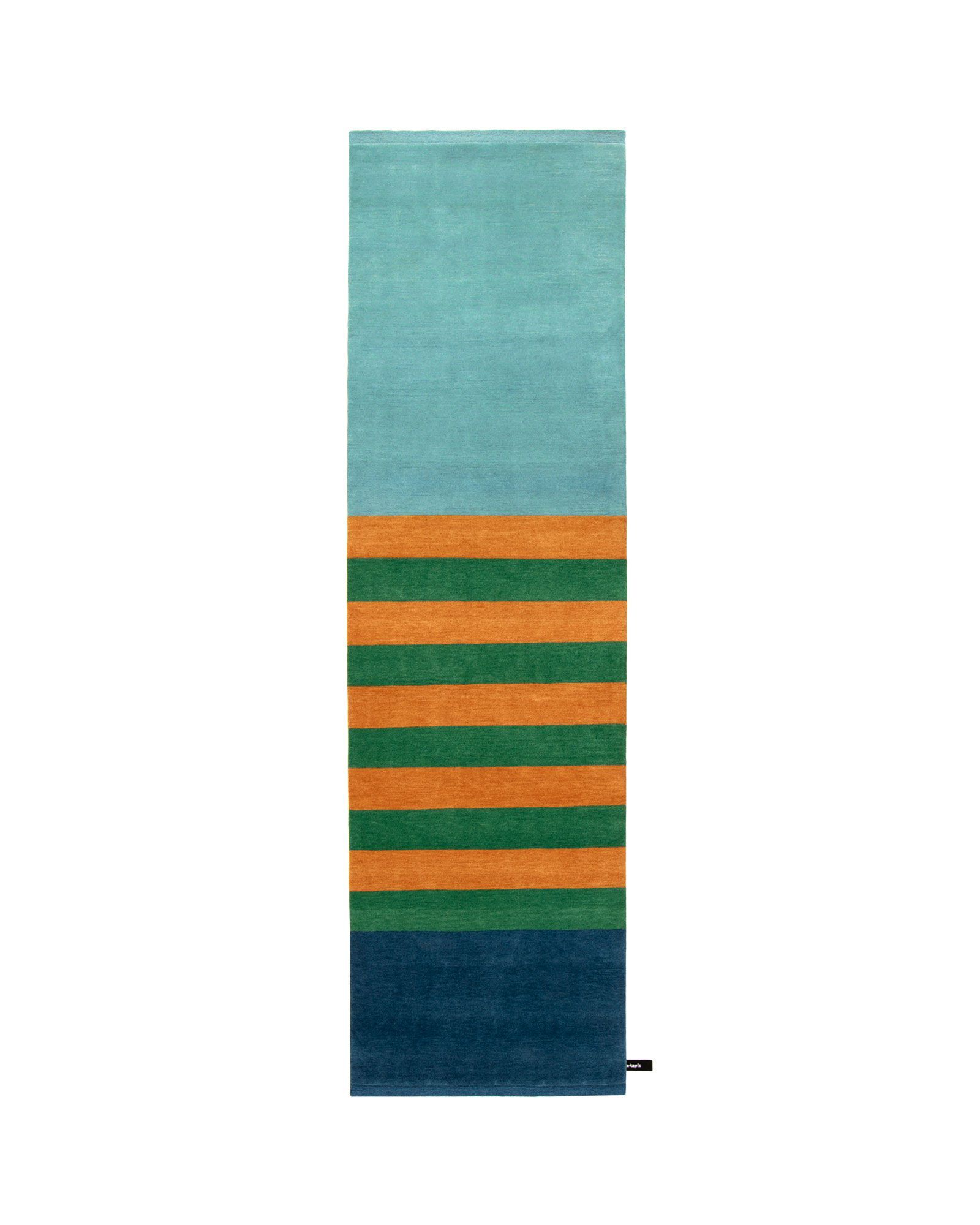 LES ARCS VERT ABRICOT by cc-tapis - Tappeto fatto a mano in lana - 2