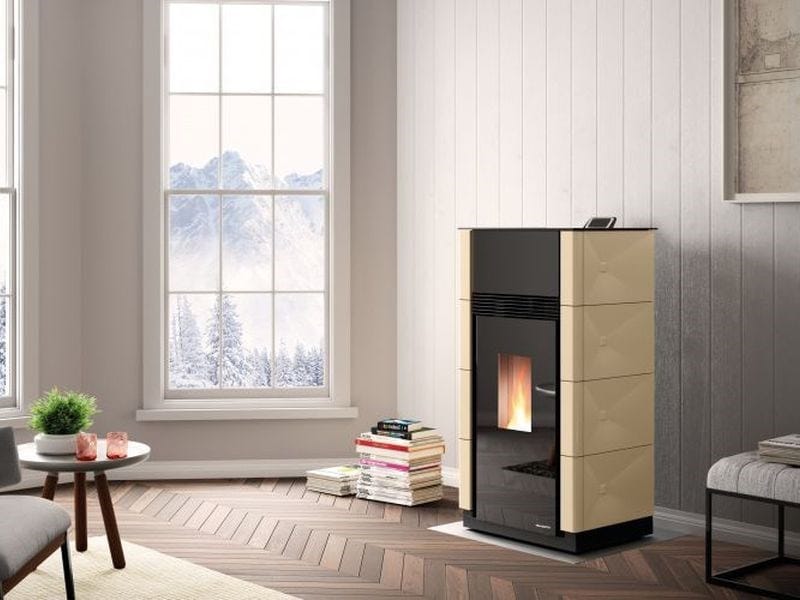 WILMA | Stufa in ceramica by PALAZZETTI - Stufa a pellet in ceramica classe A+ - 4