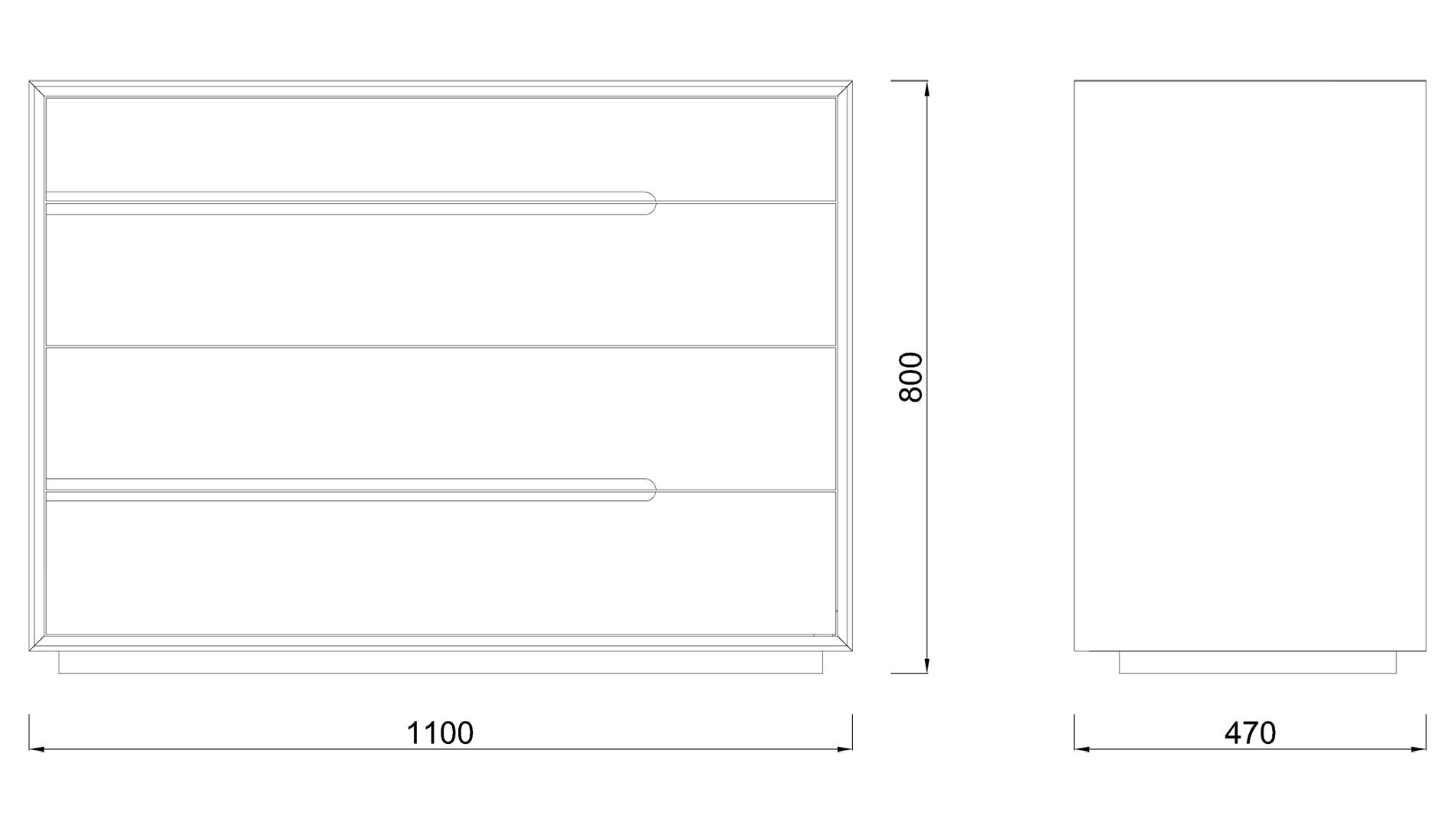 ARES Chest of drawers Ares Collection By WUDA