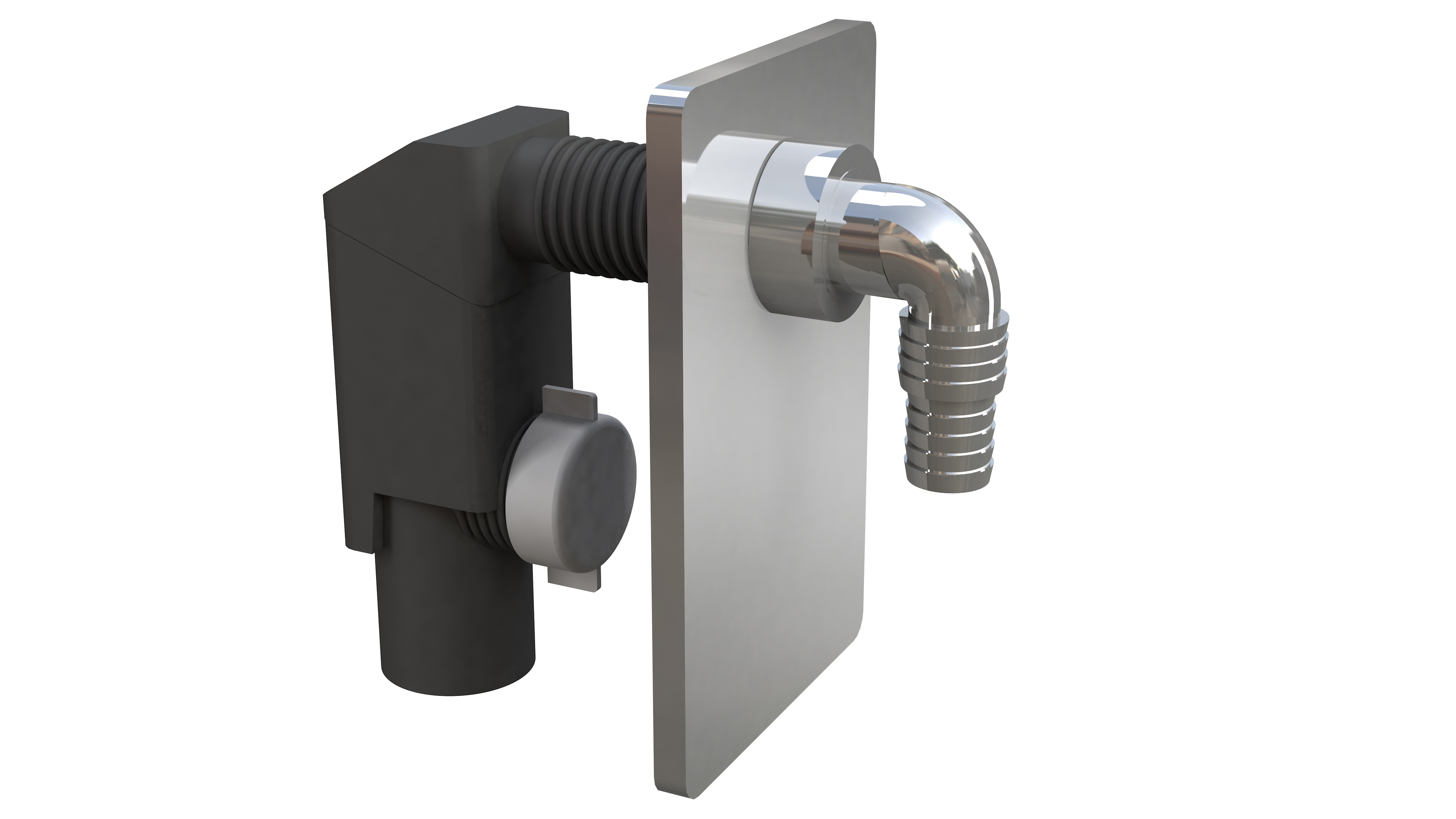 Sifone Per Lavatrice E Lavastoviglie - Plastica Bianca, Adatto Per Tubi Ø19-23 Mm O 3/4" - Foto 6