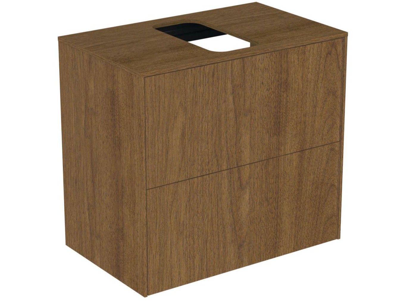 CONCA - T3946 by Ideal Standard - Mobile lavabo singolo sospeso con cassetti