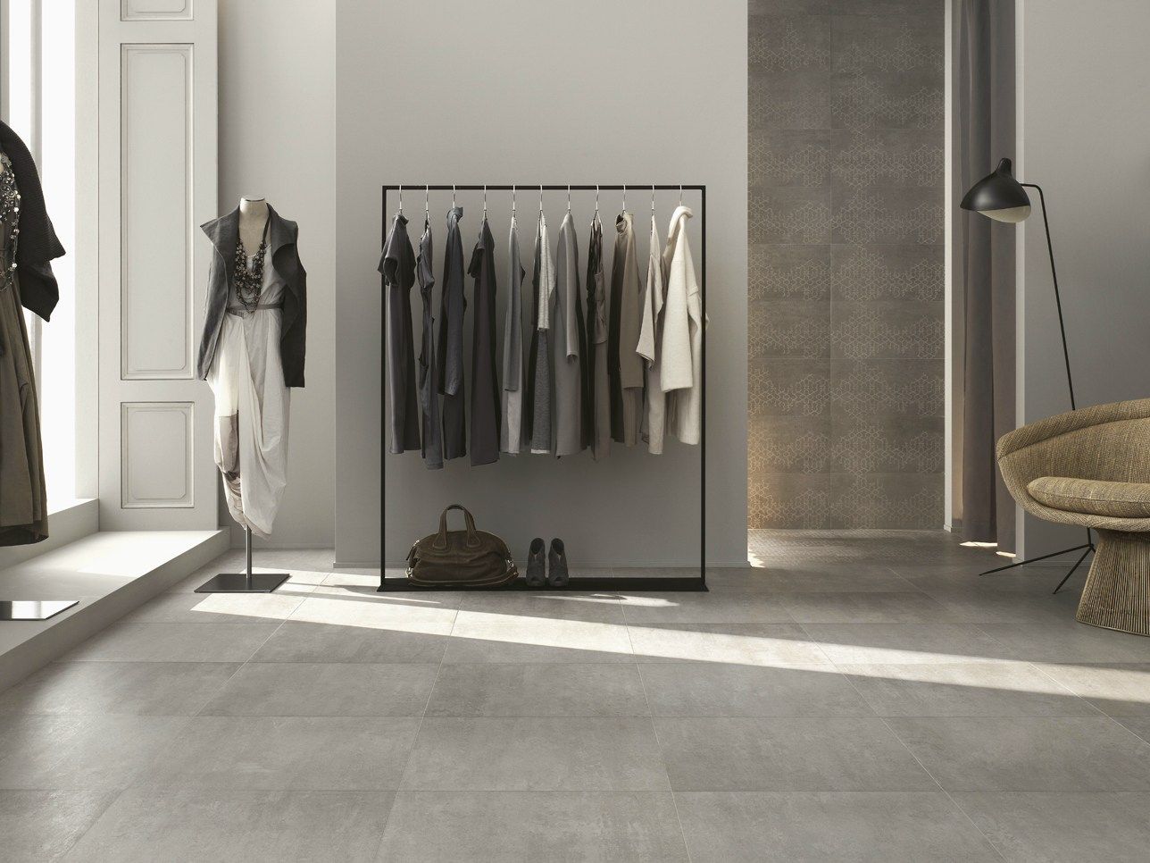 CONCEPT | Pavimento by Ragno - Pavimento in gres porcellanato effetto cemento