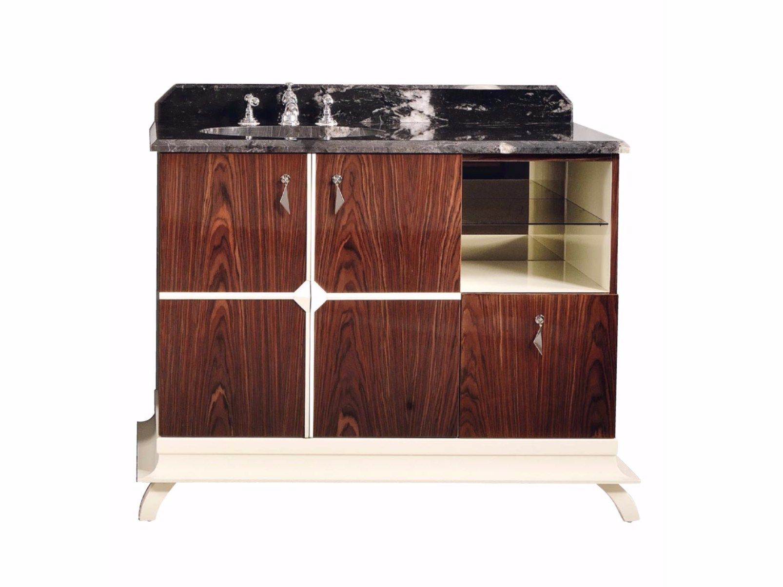 Single marble vanity unit COTTON CLUB Single vanity unit Cotton Club Collection By GENTRY HOME