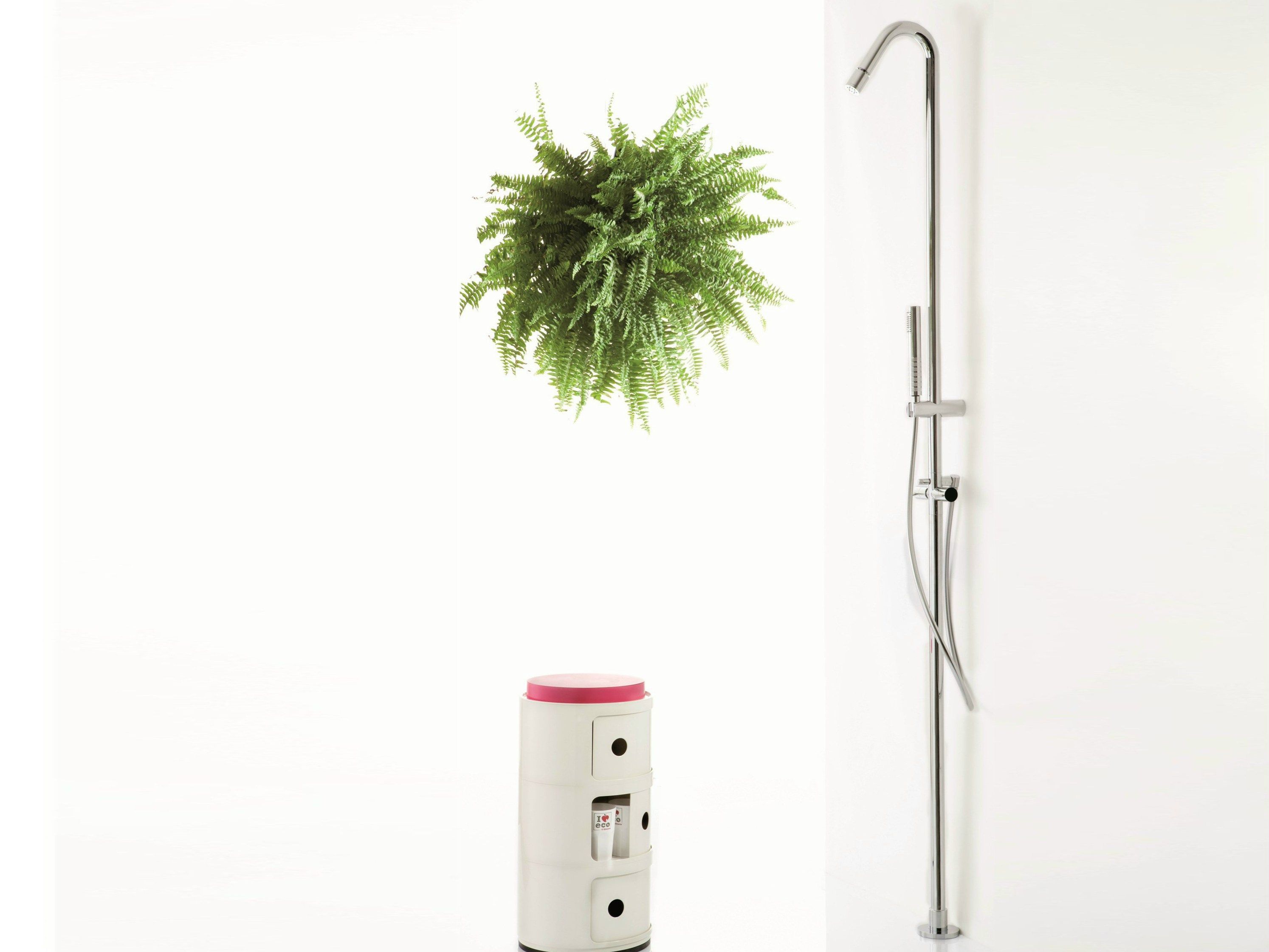 DIAMETRO35 Floor standing shower panel By RITMONIO design Davide Vercelli