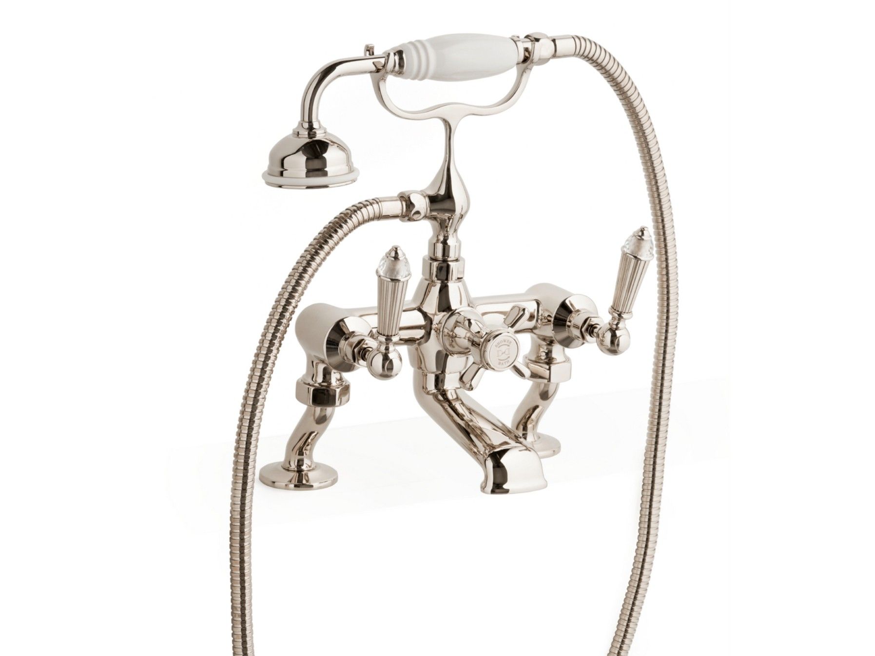 DIAMOND by Devon&Devon - Rubinetto bordo vasca esterno in ottone con doccetta