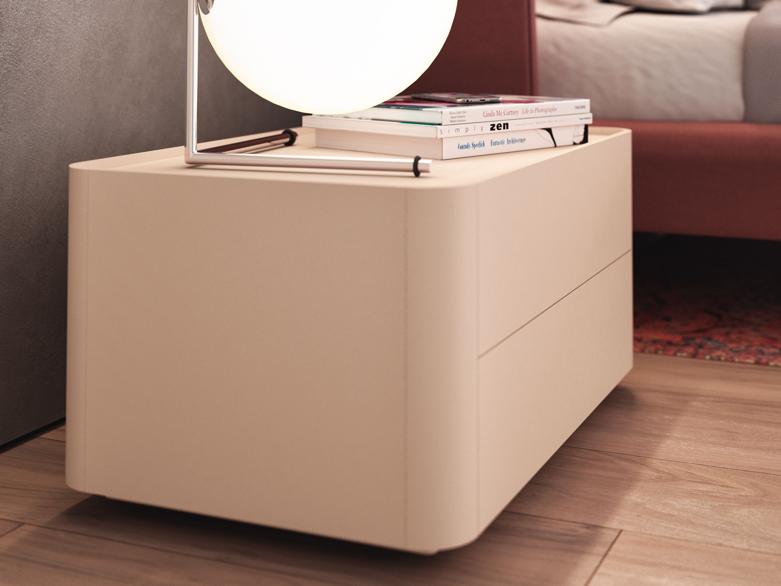 DOLLY Bedside table Dolly Collection By ESTEL GROUP design Stefano