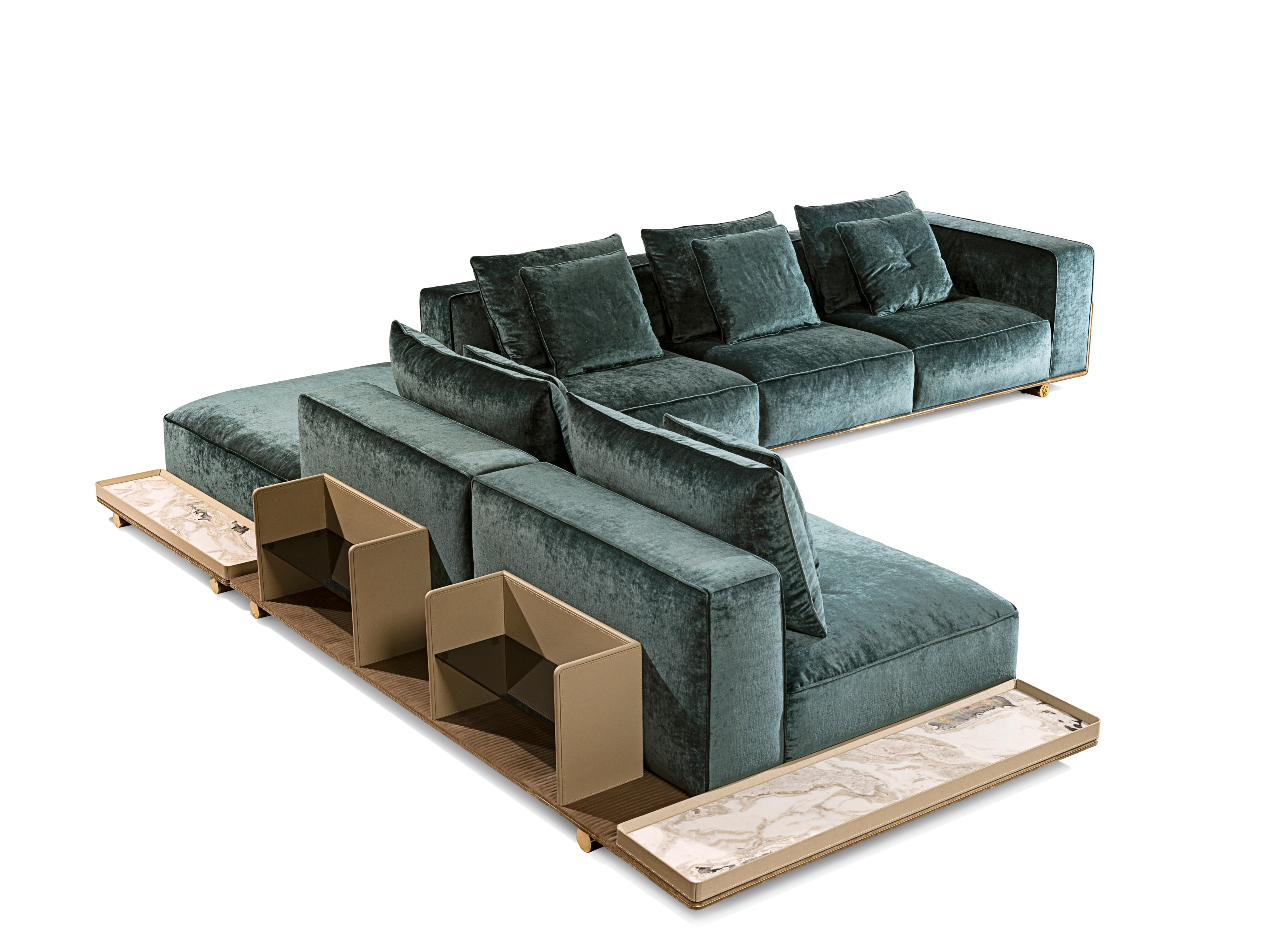DONOVAN SQUARE | Corner sofa Corner sectional fabric sofa By ...