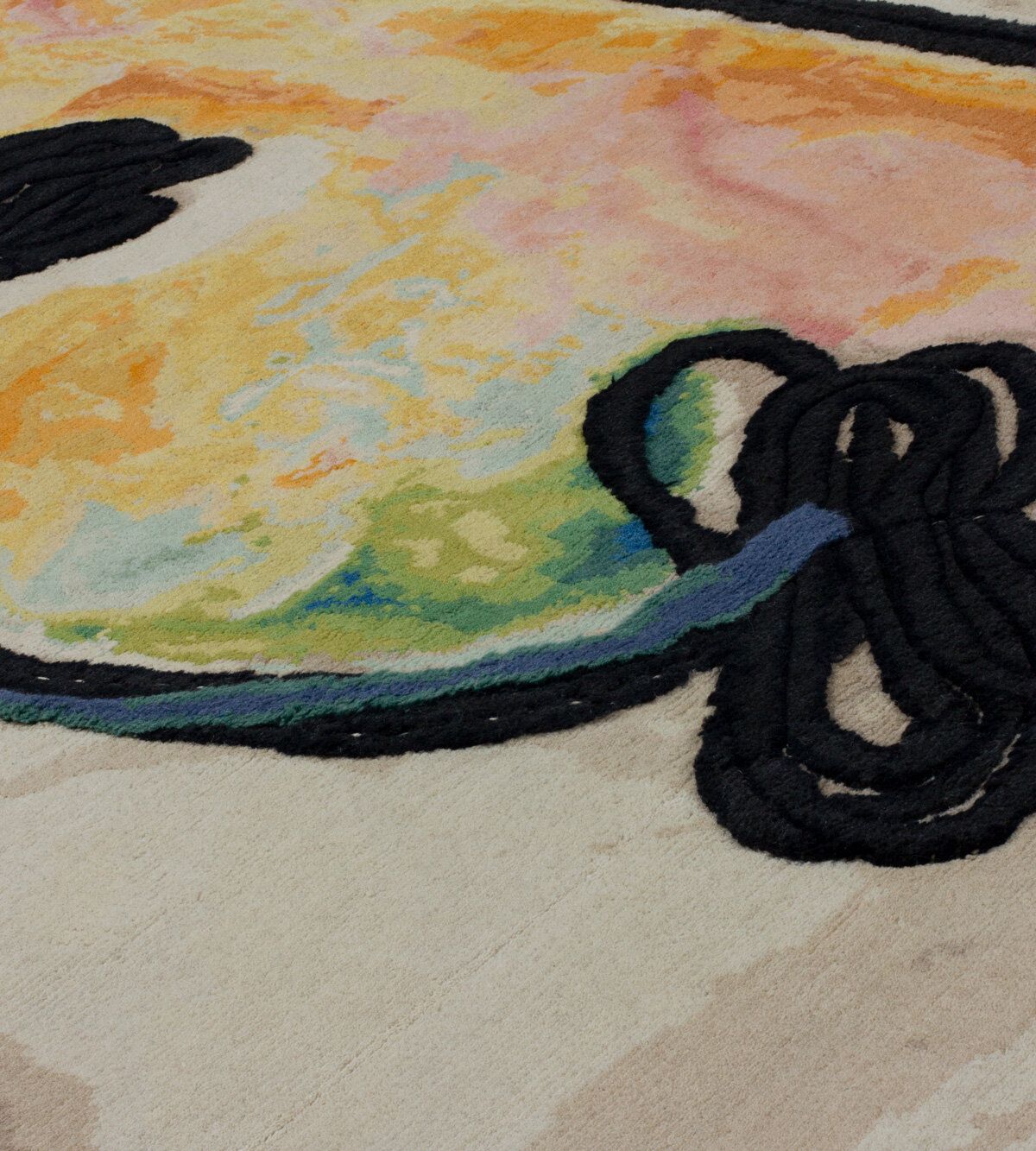 RECLINING FIGURE by cc-tapis - Tappeto a motivi fatto a mano in lana Himalayana - 11