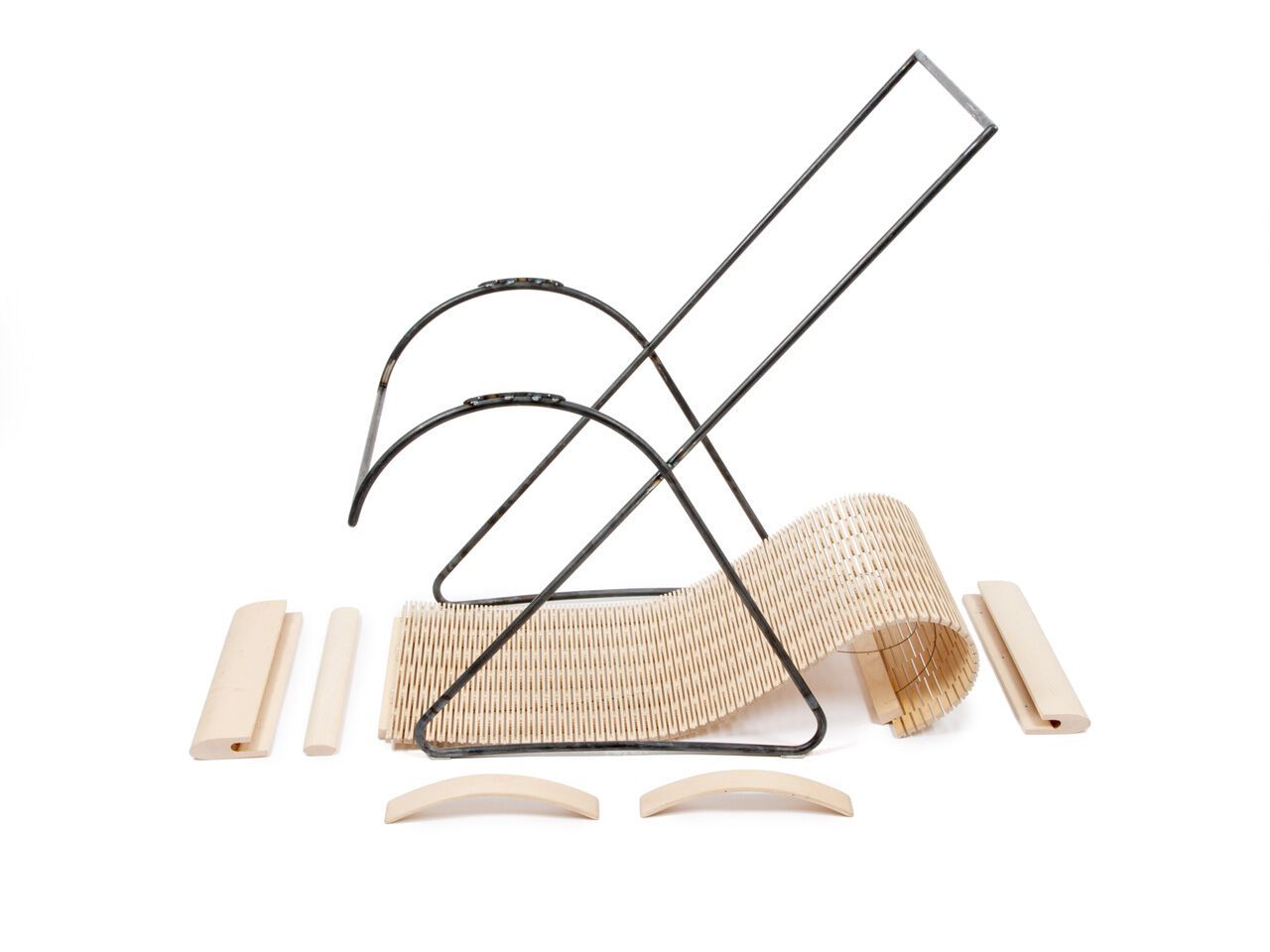 TSCHAIR by dukta - Sedia a sdraio con poggiapiedi - 2