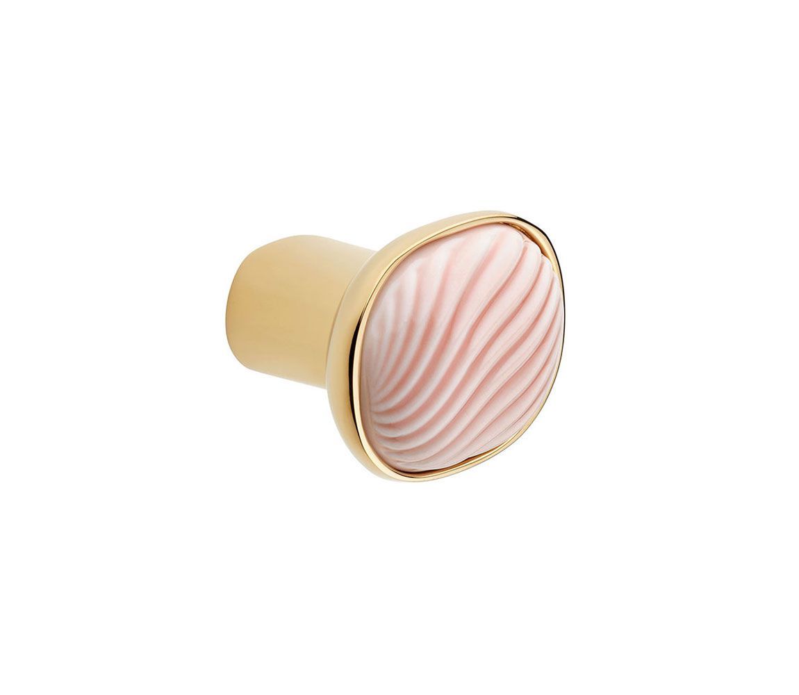 DUNE by Dnd - Pomello per mobili in porcellana e ottone - 8