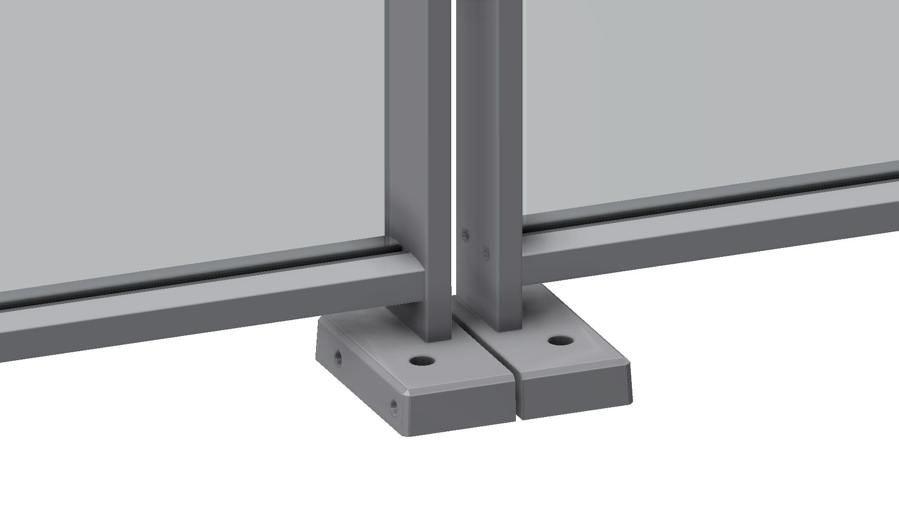 EASY ALU Aluminium parapet By QRAILING ITALIA