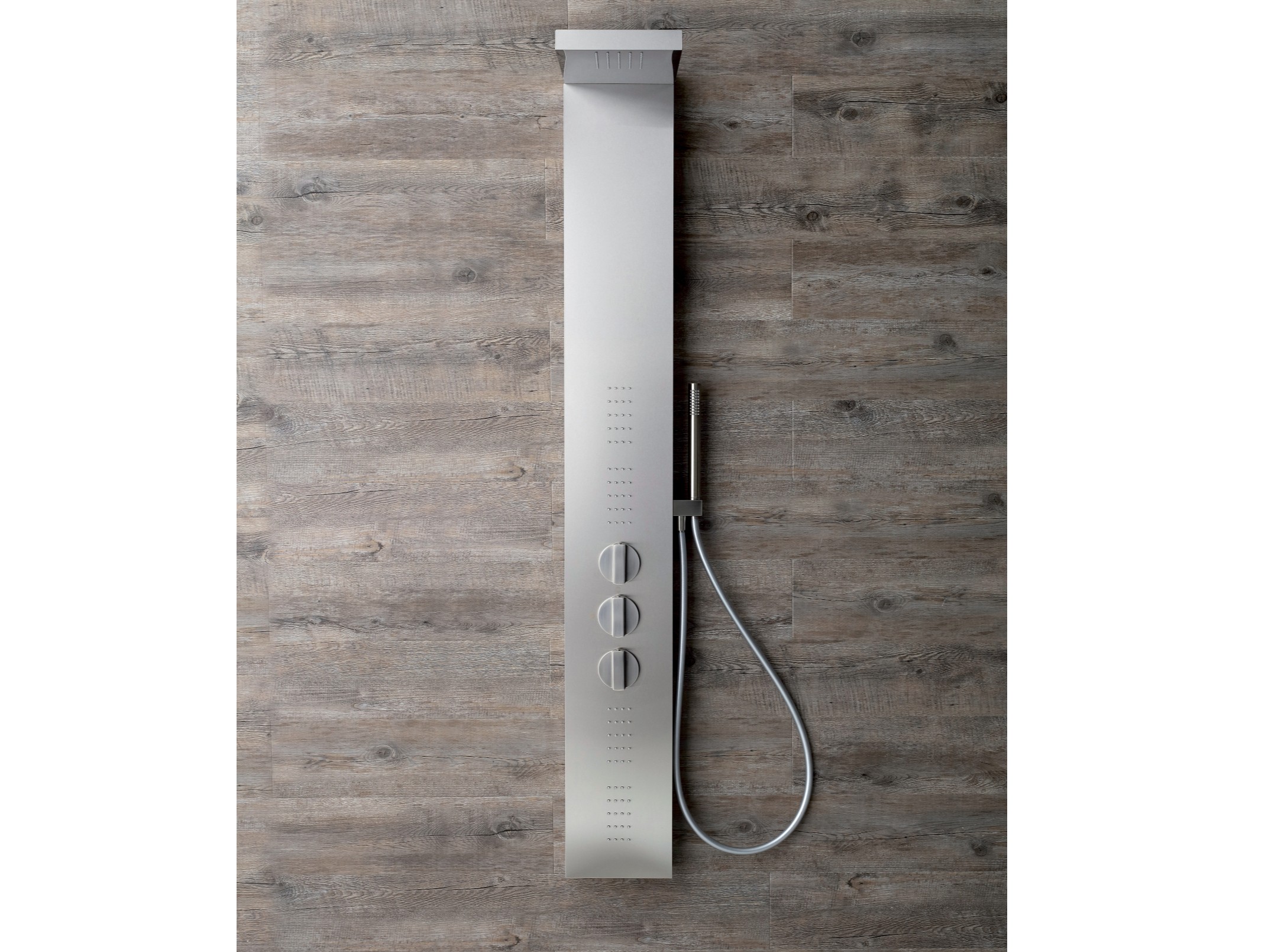 colonna doccia in acciaio inox