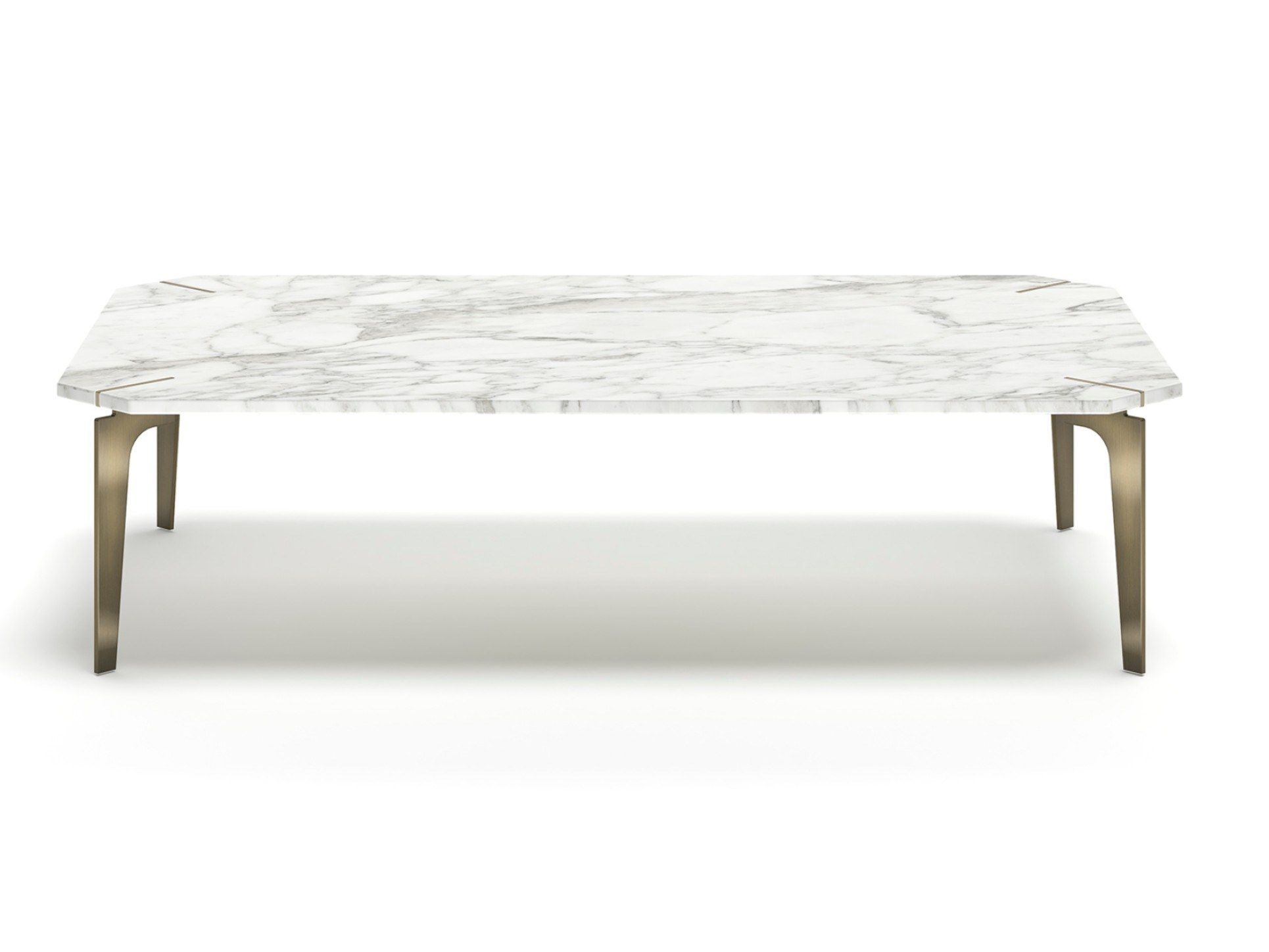 ECLECTIC R by Capital Collection - Tavolino basso rettangolare in marmo - 3
