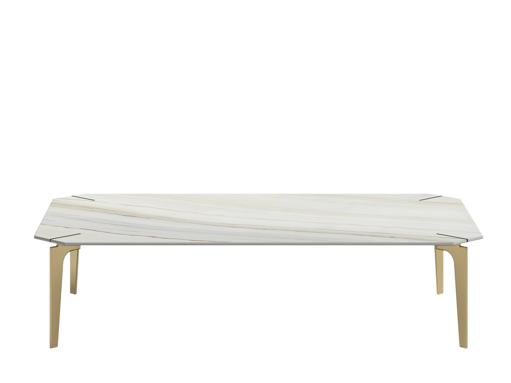 ECLECTIC R by Capital Collection - Tavolino basso rettangolare in marmo