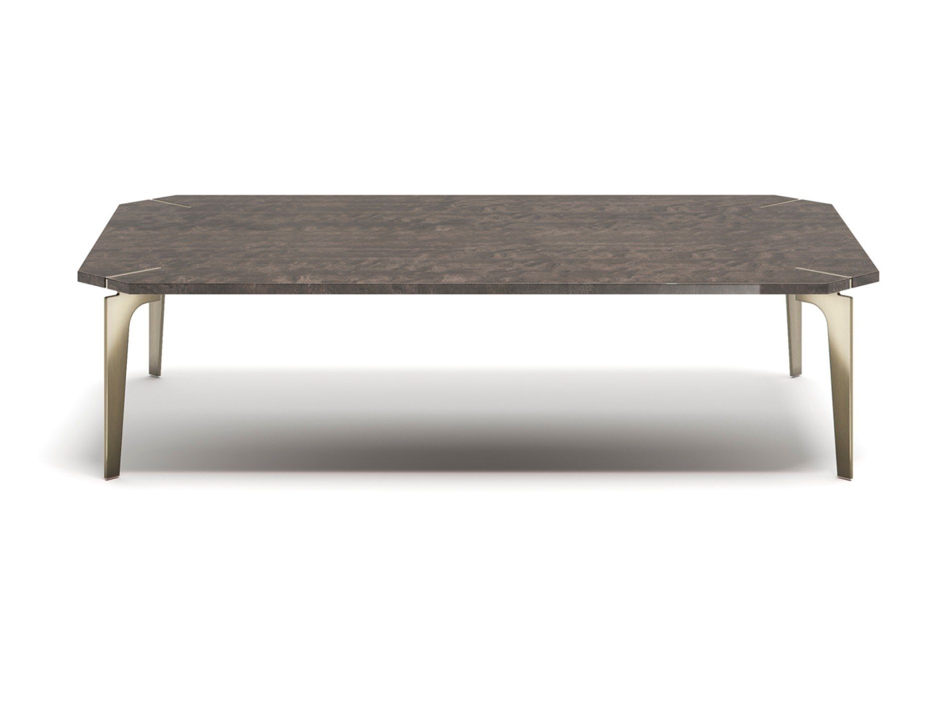 ECLECTIC R by Capital Collection - Tavolino basso rettangolare in acciaio e legno - 2