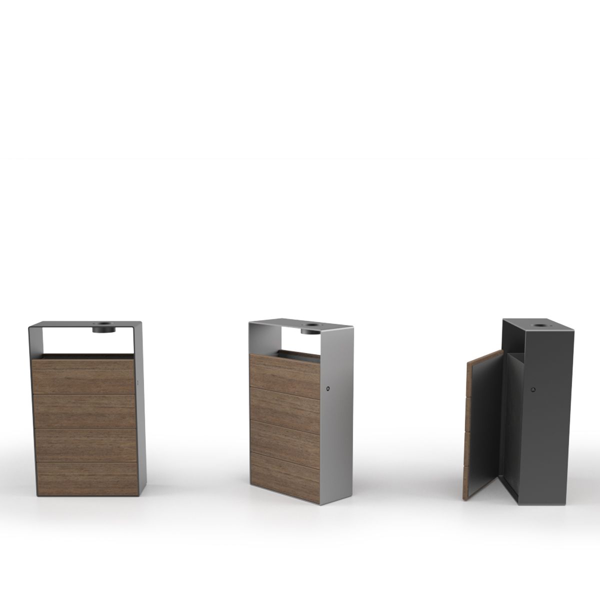 EIGHT Wallmounted litter bin Eight Collection By LAB23 design Studio
