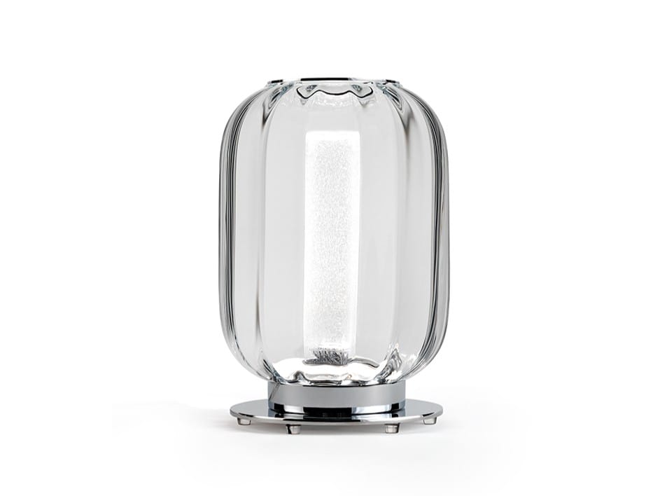 LANTERNA LED glass table lamp By Reflex design Tulczinsky