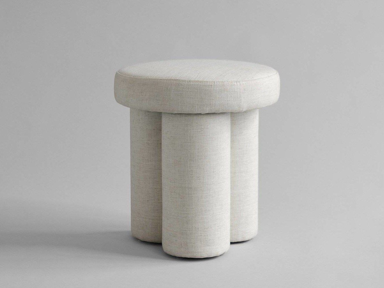 BIG FOOT Low upholstered fabric stool By 101 Copenhagen design Tommy