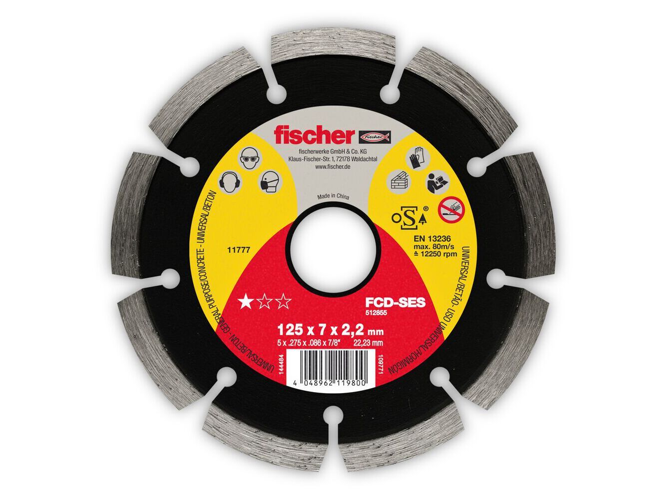 FCD-SES by fischer - Disco diamantato da taglio