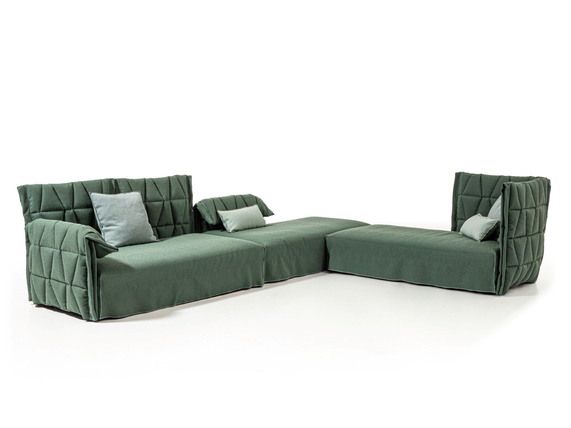 FLAIR Corner garden sofa Corner modular fabric garden sofa By