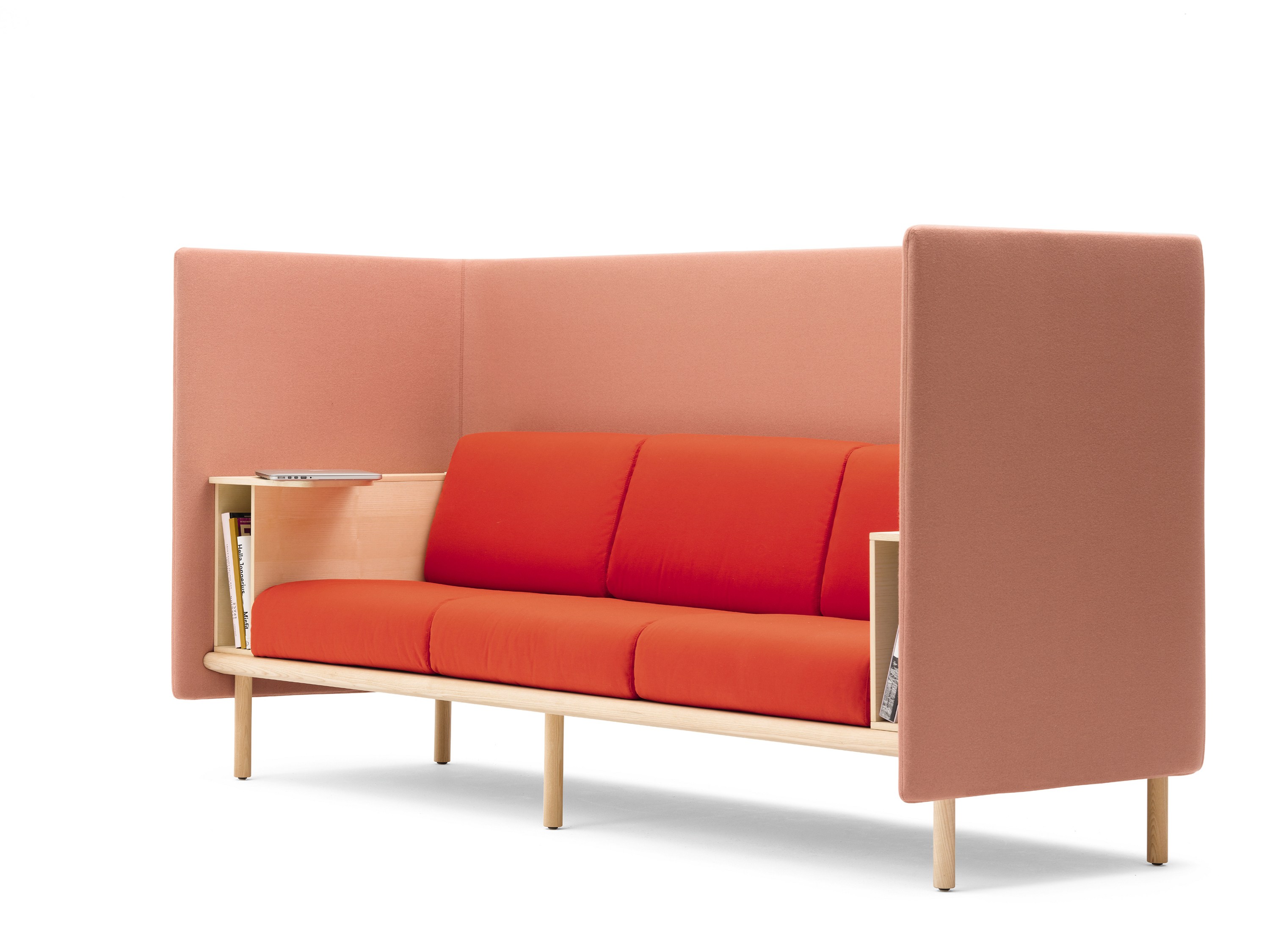 FLOATER Sofa with storage space By COR | design Pauline Deltour