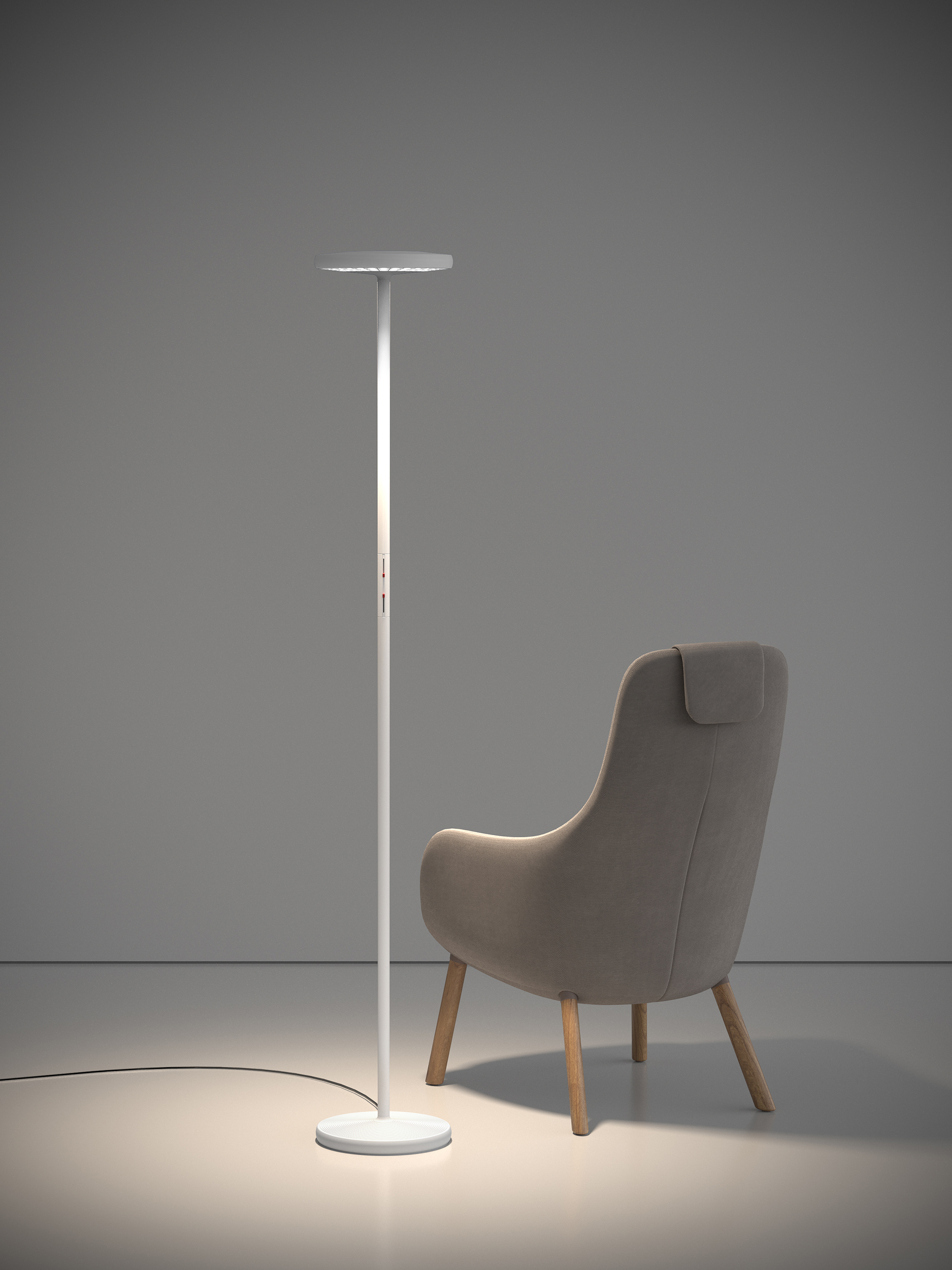Sol Led Collection SOL LED metal floor lamp By Rotaliana | design Paolo Rizzatto