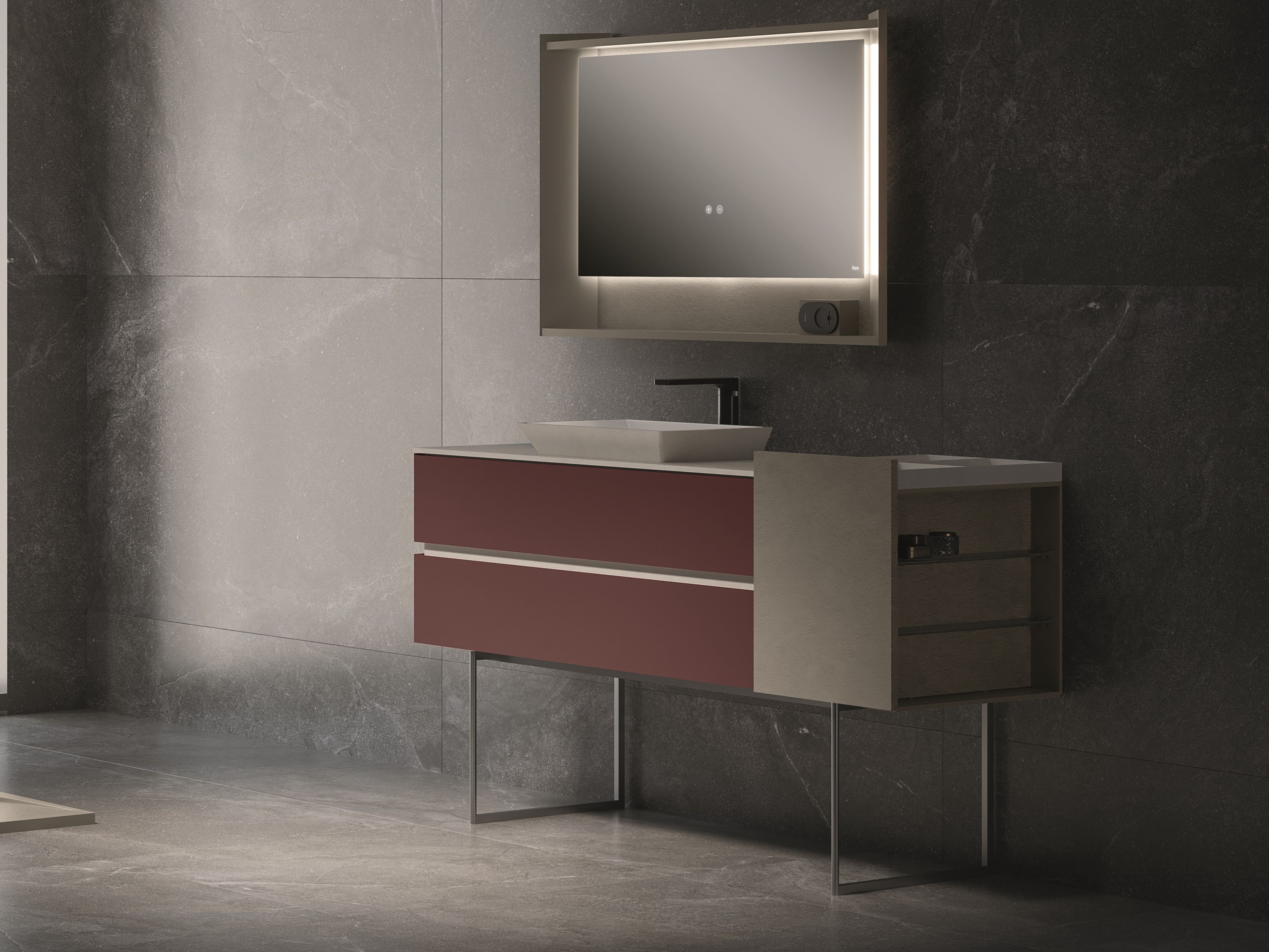 ROK by Fiora - Mobile lavabo da terra singolo