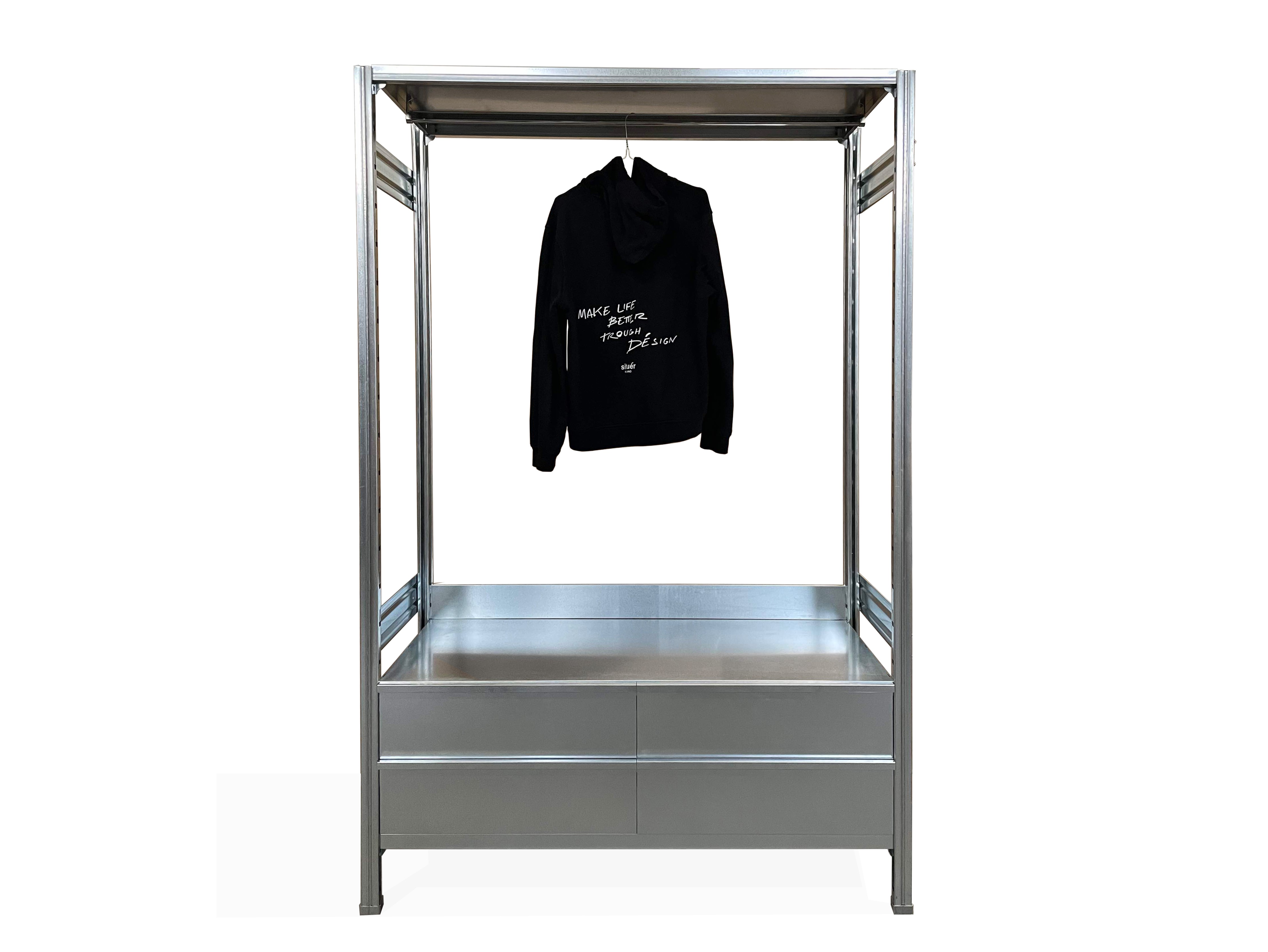 SM Galvanized steel coat rack By Situér