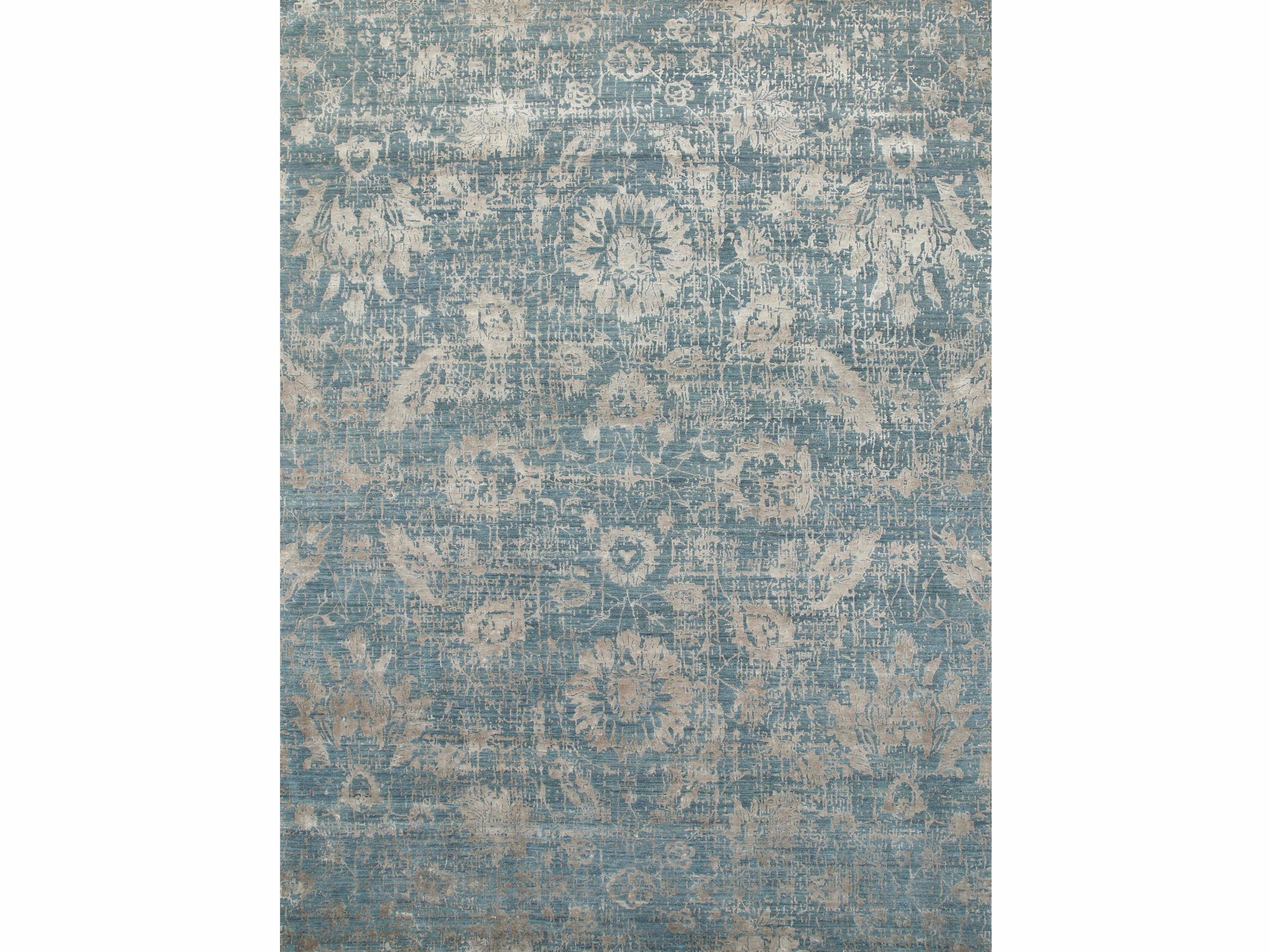 Patterned rug GAYA ESK624 Blue Mirage/Shale Chaos Theory Collection By
