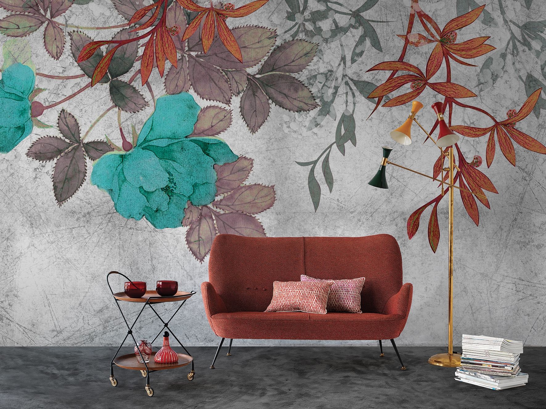 GRAND BOUQUET by Inkiostro Bianco - Carta da parati