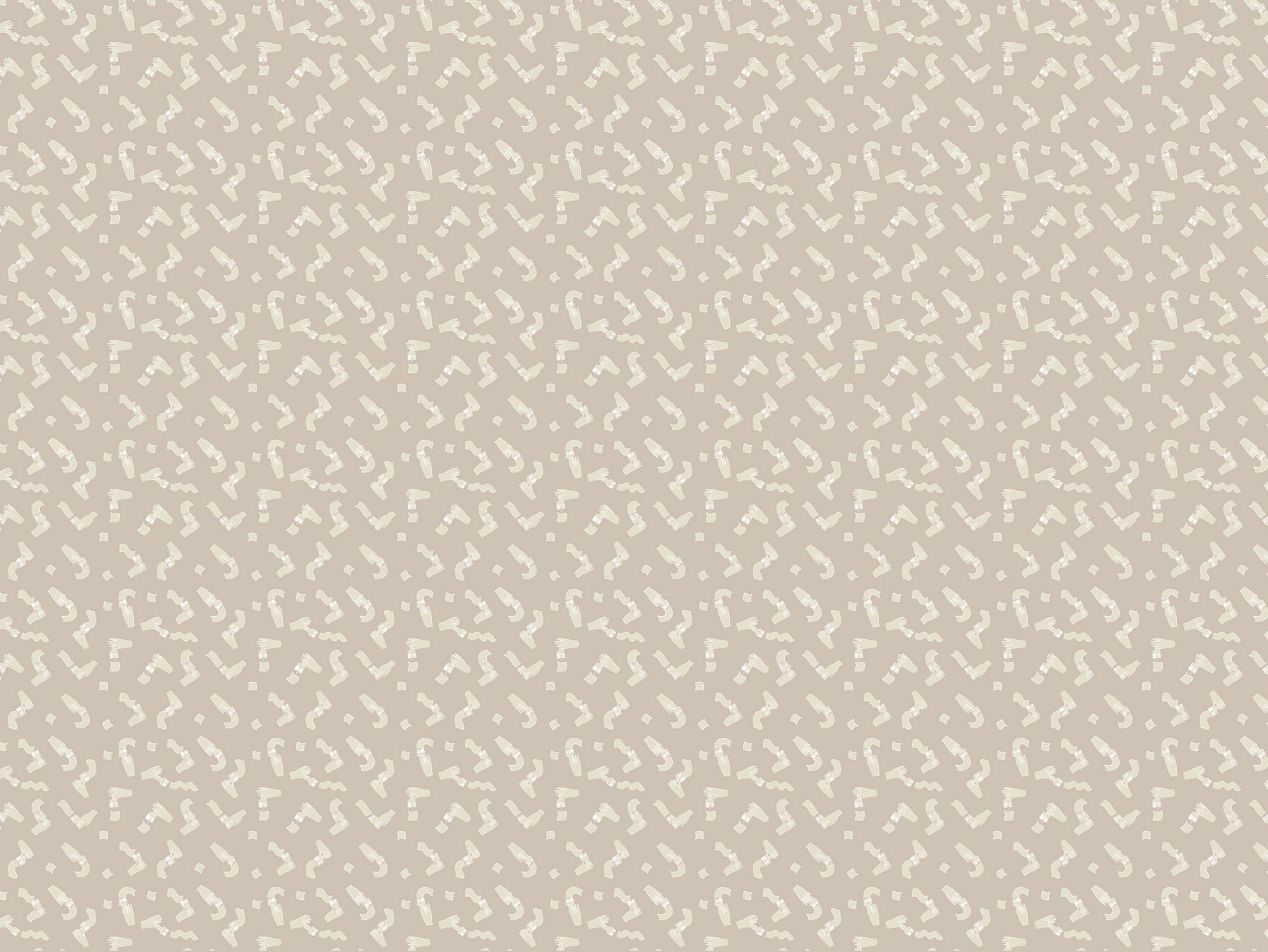 HANDPAINTED by Texturae - Carta da parati a motivi - 6