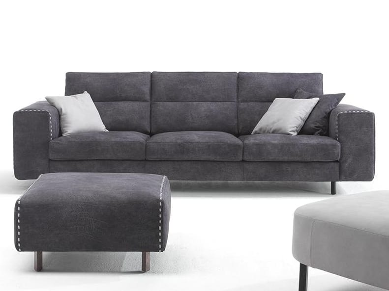 3 seater leather sofa HILTON 3 seater sofa By Zani Collezione Poltrone