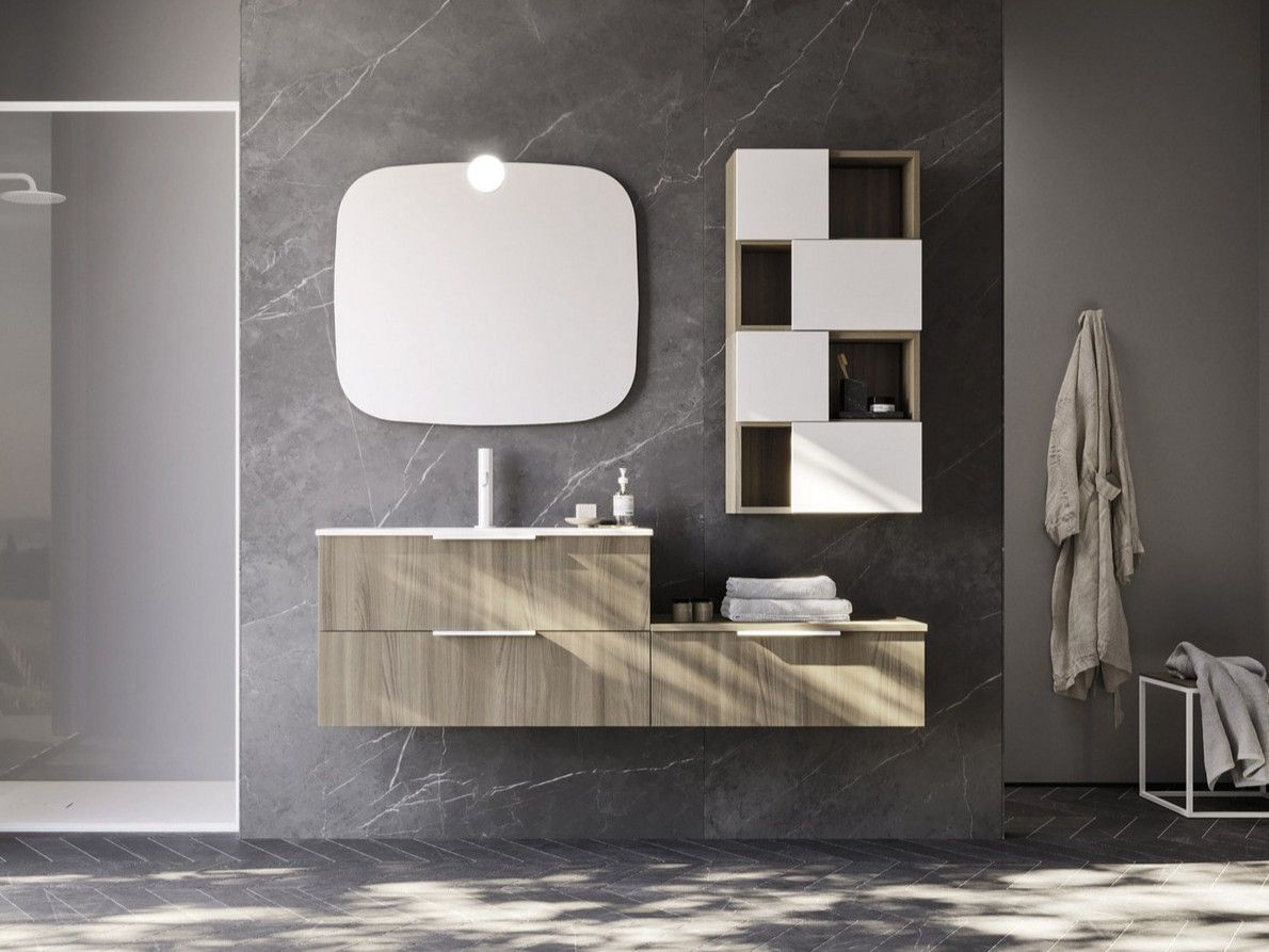 HO.ME PLUS LISCIO 45 by Arbi Arredobagno - Arredo bagno completo