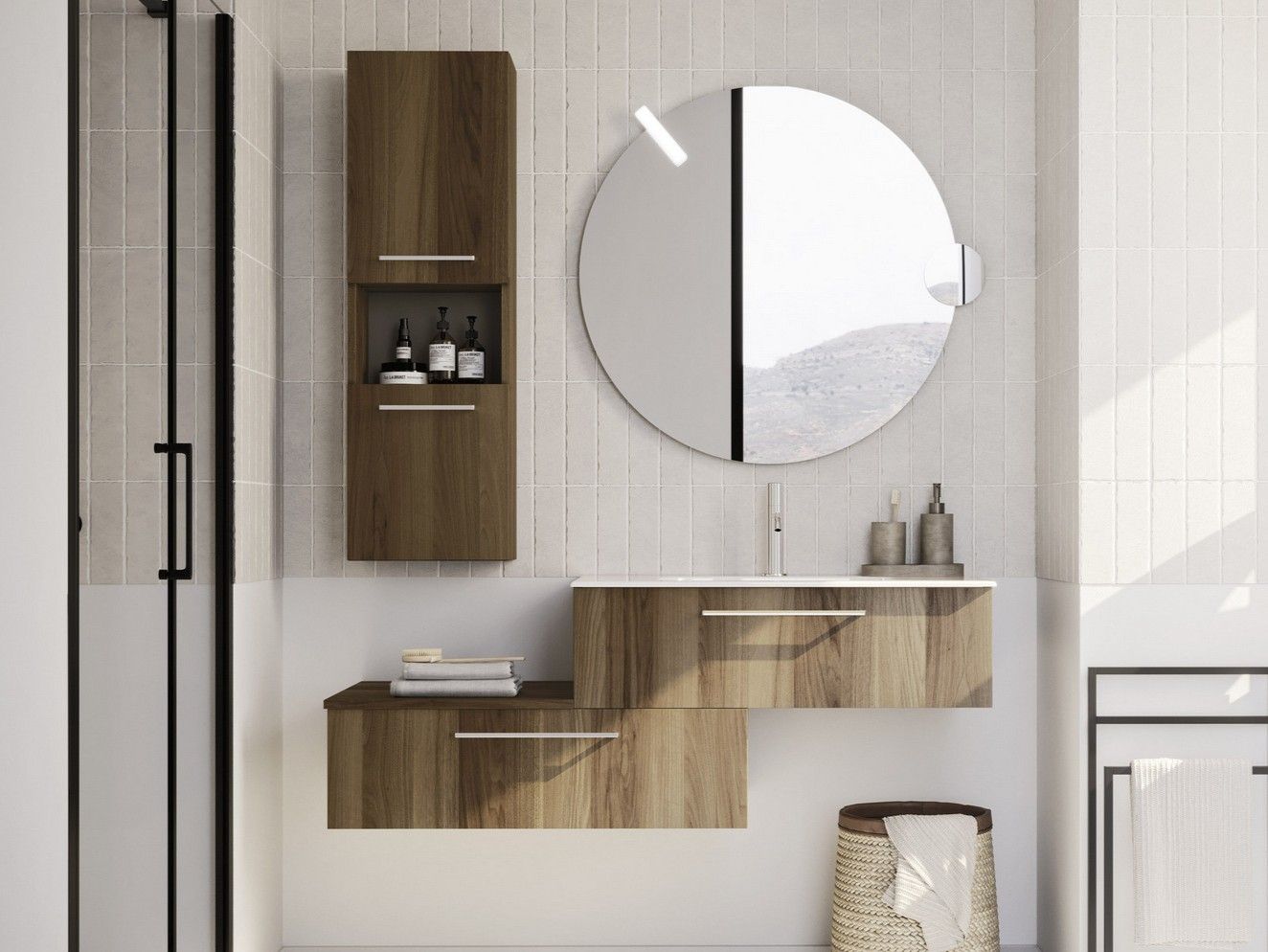 HO.ME PLUS LISCIO 58 by Arbi Arredobagno - Arredo bagno completo