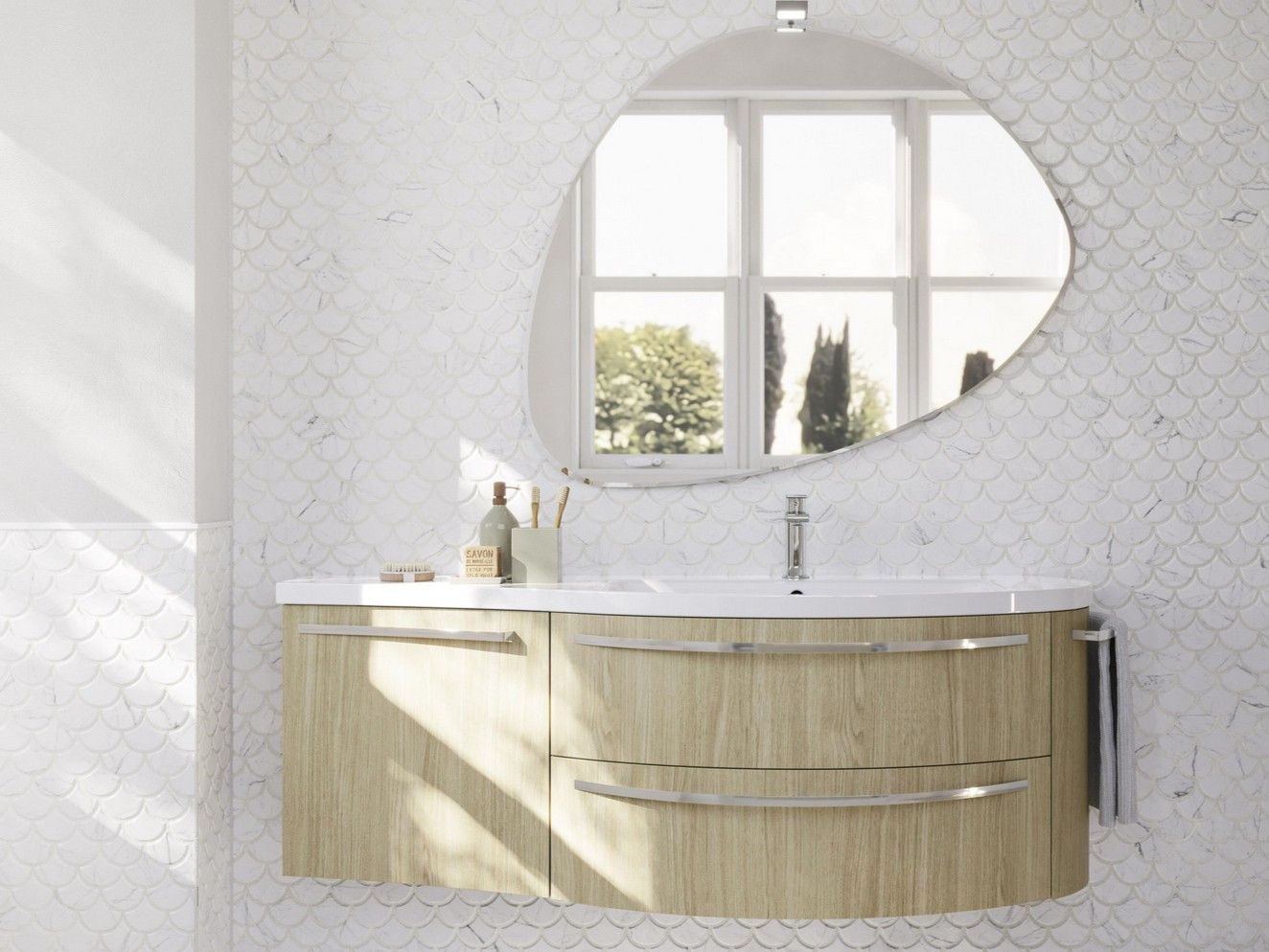 HO.ME PLUS CURVO 59 by Arbi Arredobagno - Arredo bagno completo