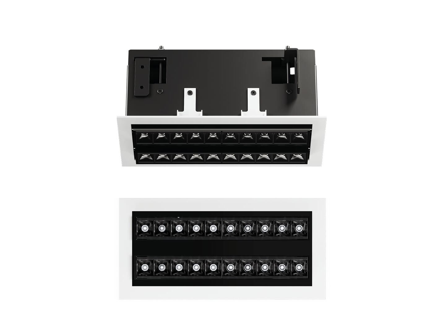 LASER BLADE XS HIGH CONTRAST ADJUSTABLE Recessed die cast aluminium