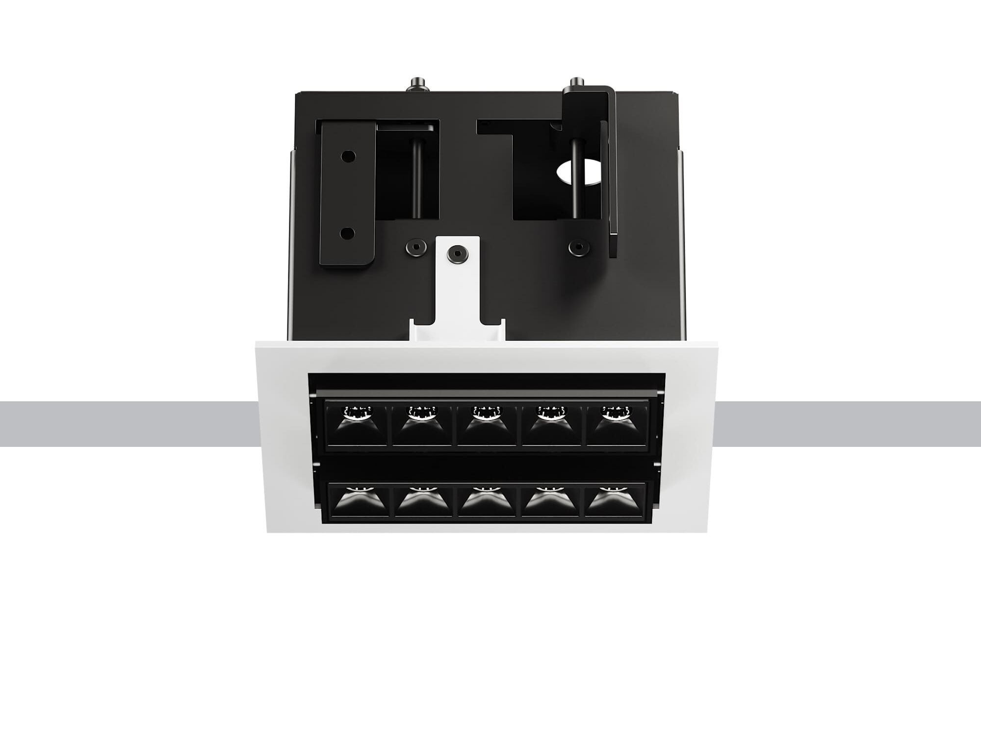 LASER BLADE XS HIGH CONTRAST - ADJUSTABLE by iGuzzini - Lampada per controsoffitti in alluminio pressofuso a incasso