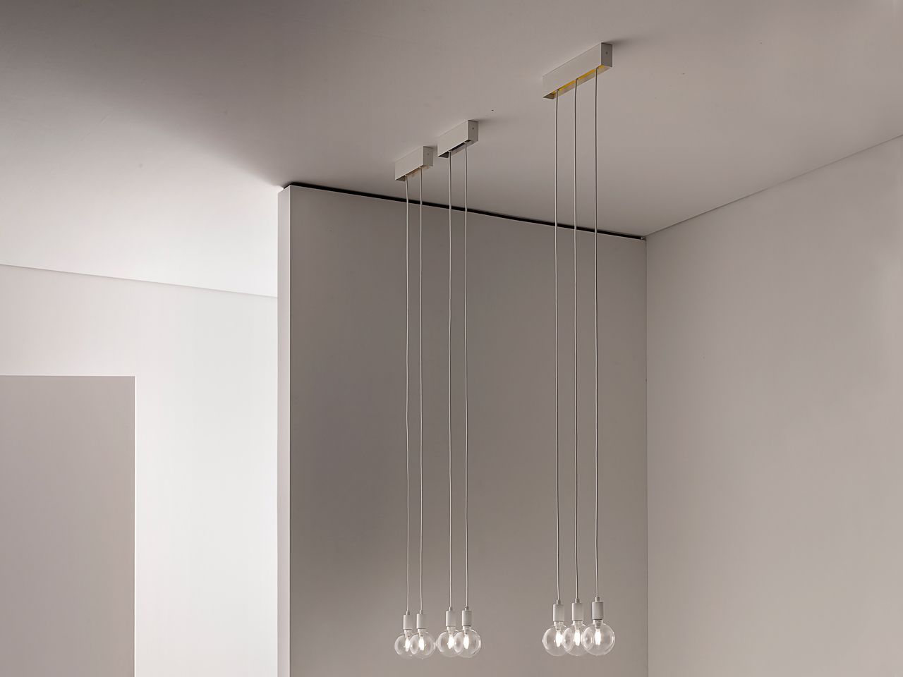 IDEA UP&DOWN Steel pendant lamp By Vesoi