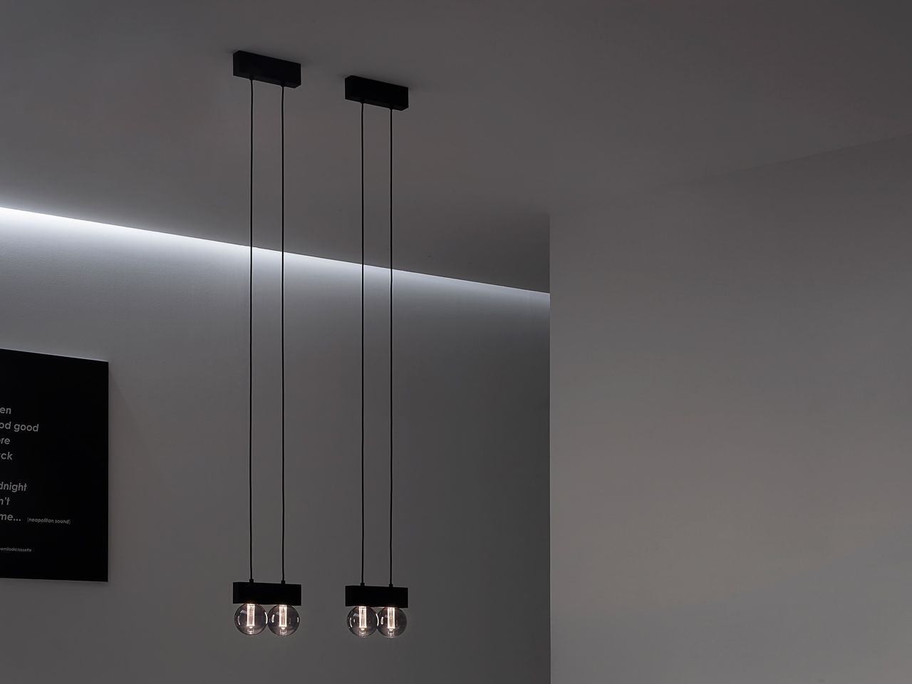 IDEA UP&DOWN Steel pendant lamp By Vesoi