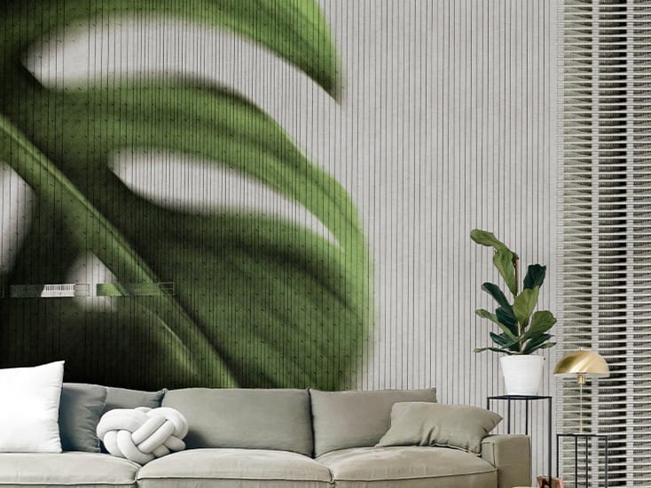 JARDIN D’HIVER MONSTERE by Texturae - Carta da parati lavabile panoramica