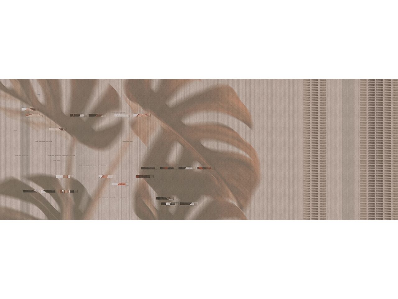 JARDIN D’HIVER MONSTERE by Texturae - Carta da parati lavabile panoramica - 2