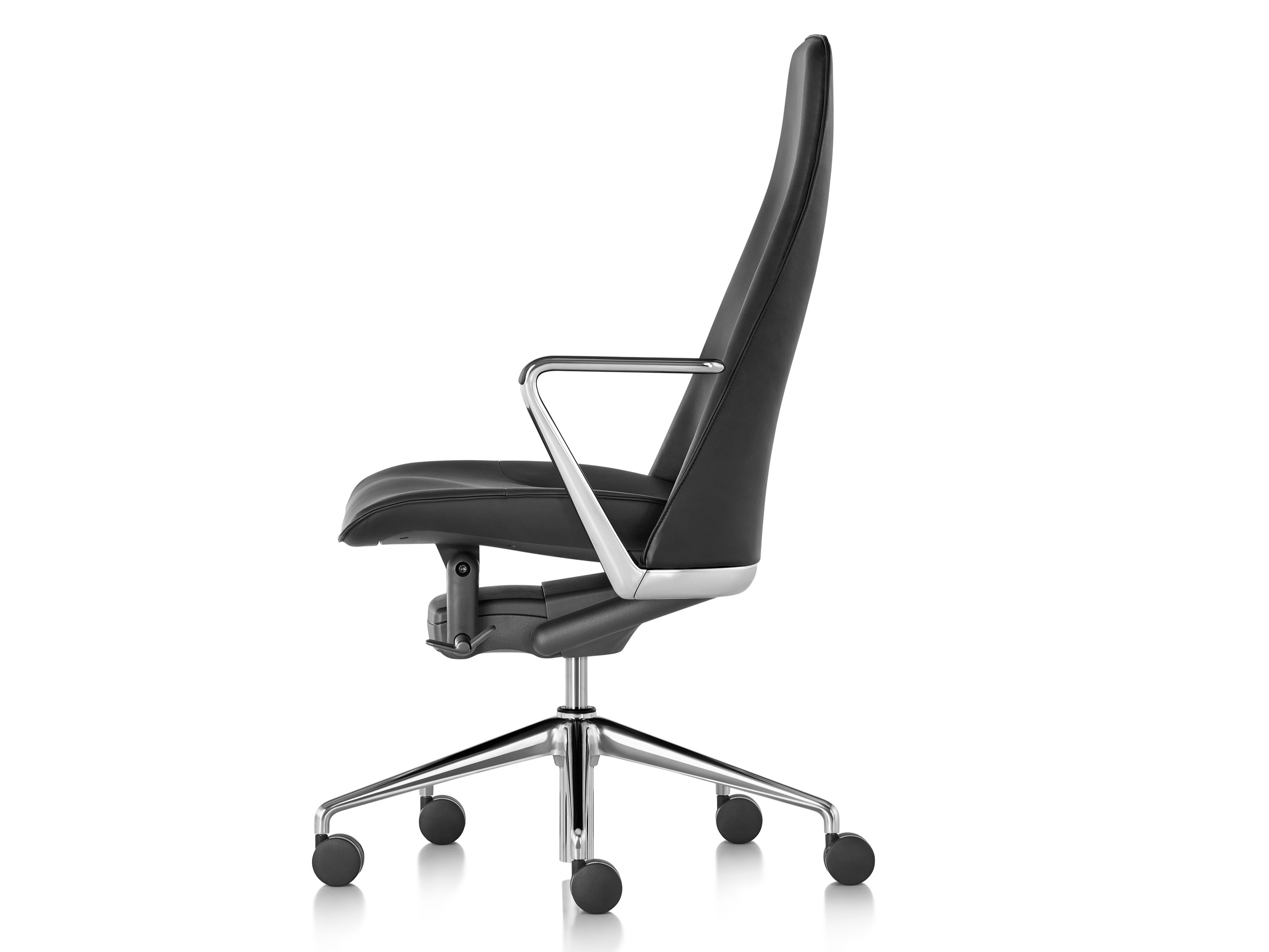 Sedia Direzionale Ergonomica COLAMY In Pelle, Schienale Alto Con Braccioli Ribaltabili E Dondolo Regolabile – Peso Max 136kg