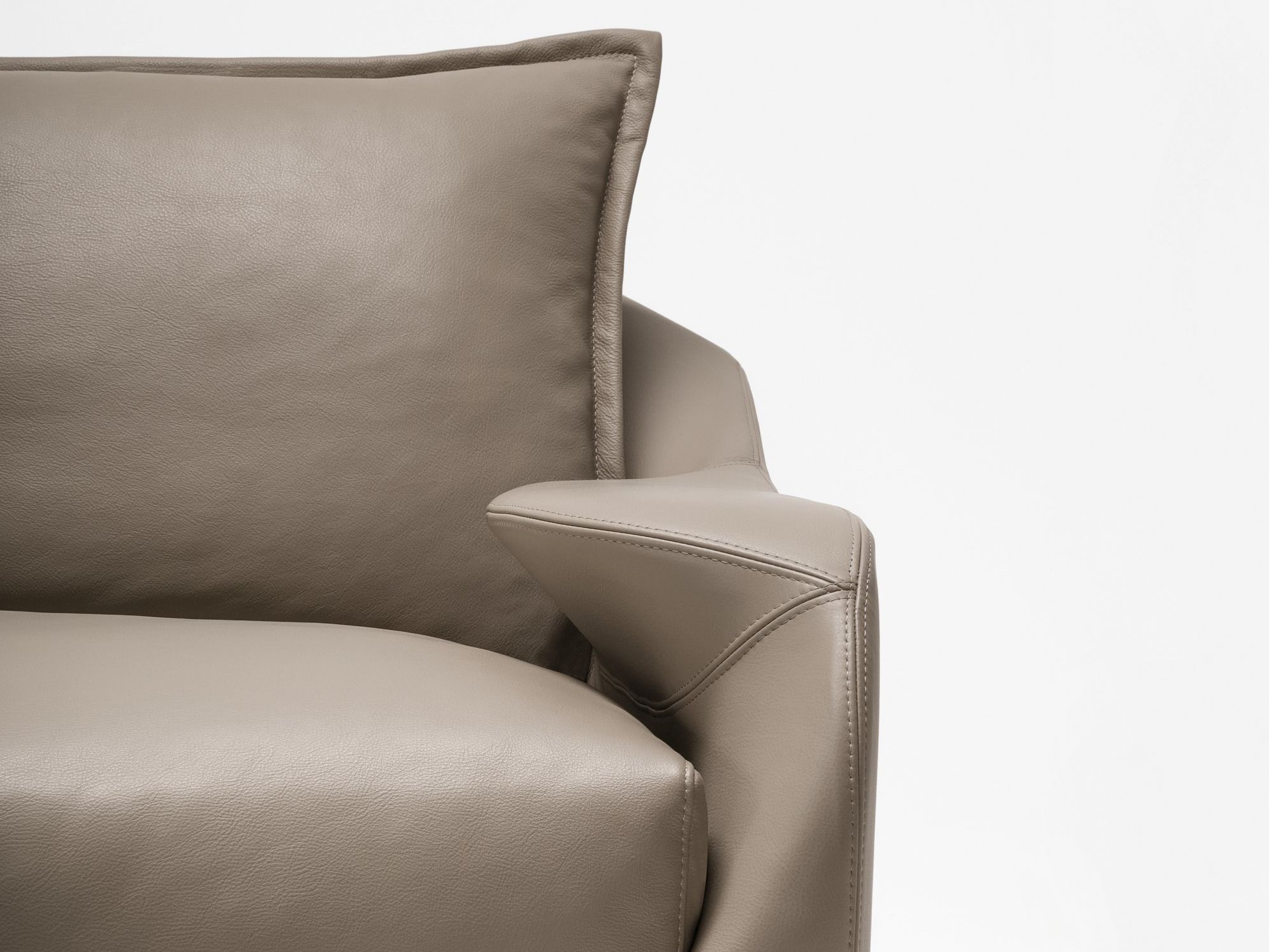 MARTINI Leather sofa Martini Collection By design Rossella