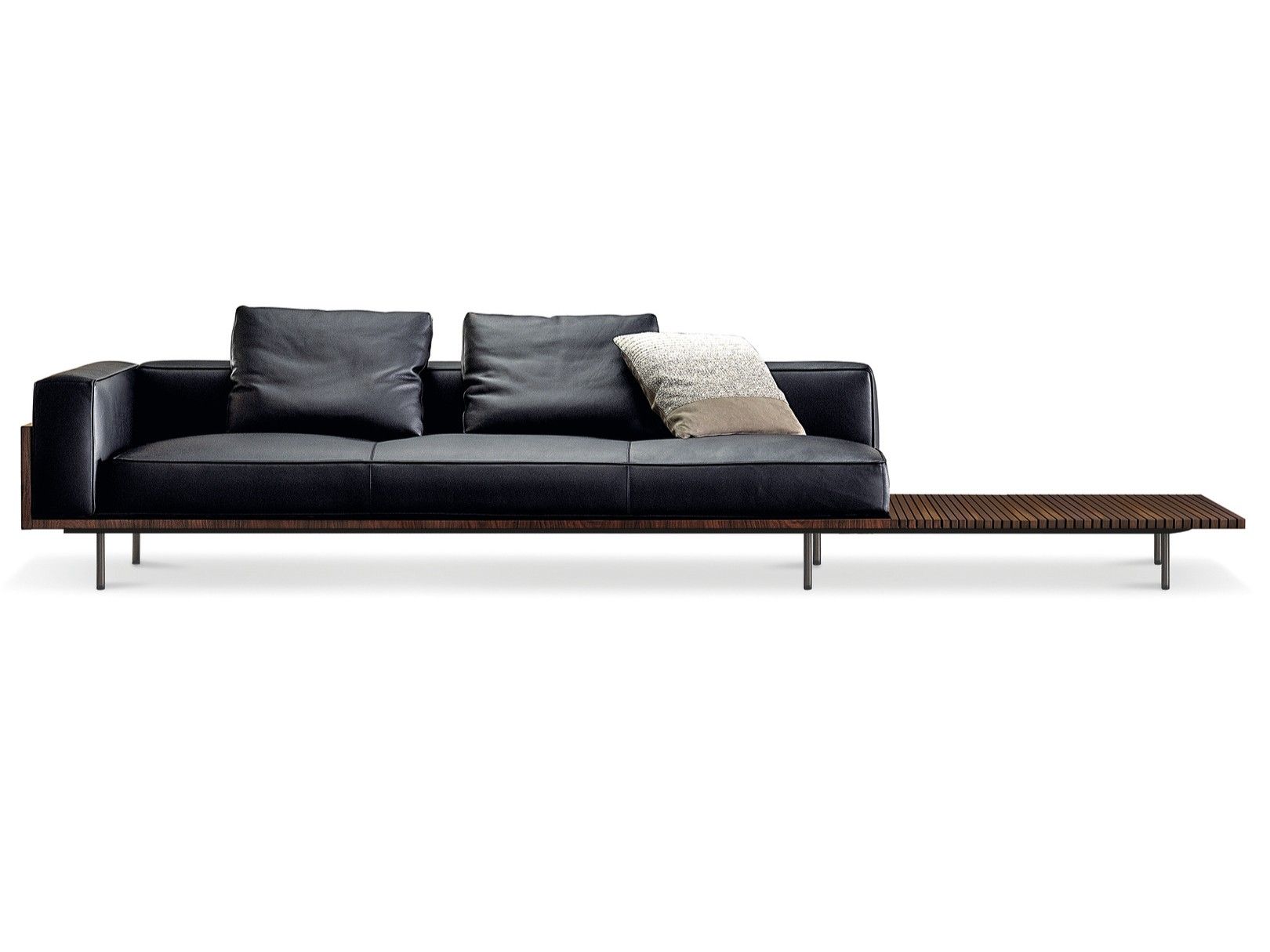 BRASILIA Leather sofa By Minotti design studio mk27, Marcio Kogan