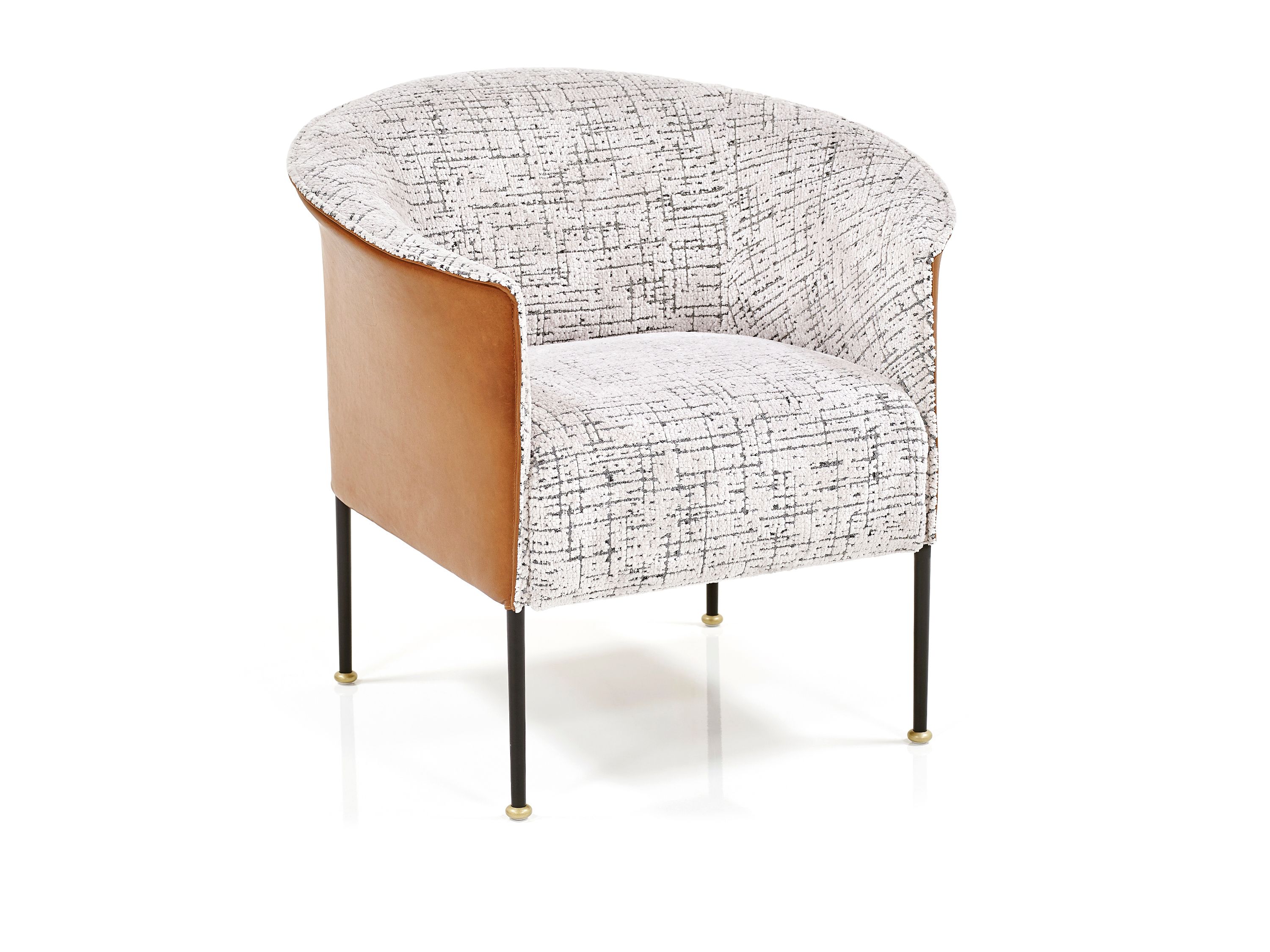 LILIAN Fabric armchair By Wittmann