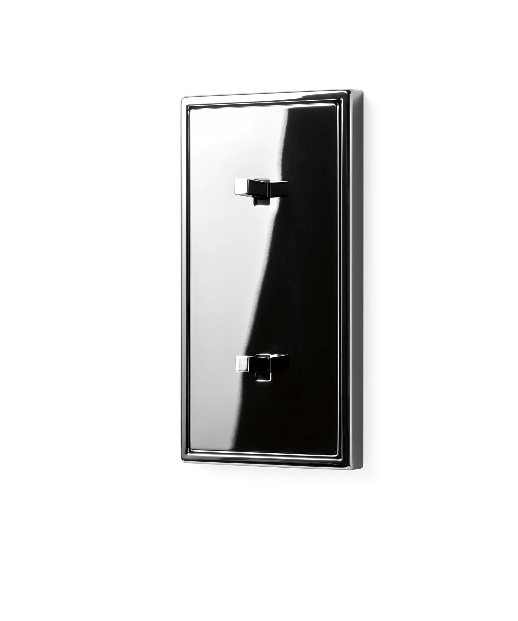 LS 1912 CHROME 2X by JUNG - 2x Interruttore in metallo cromato - 2