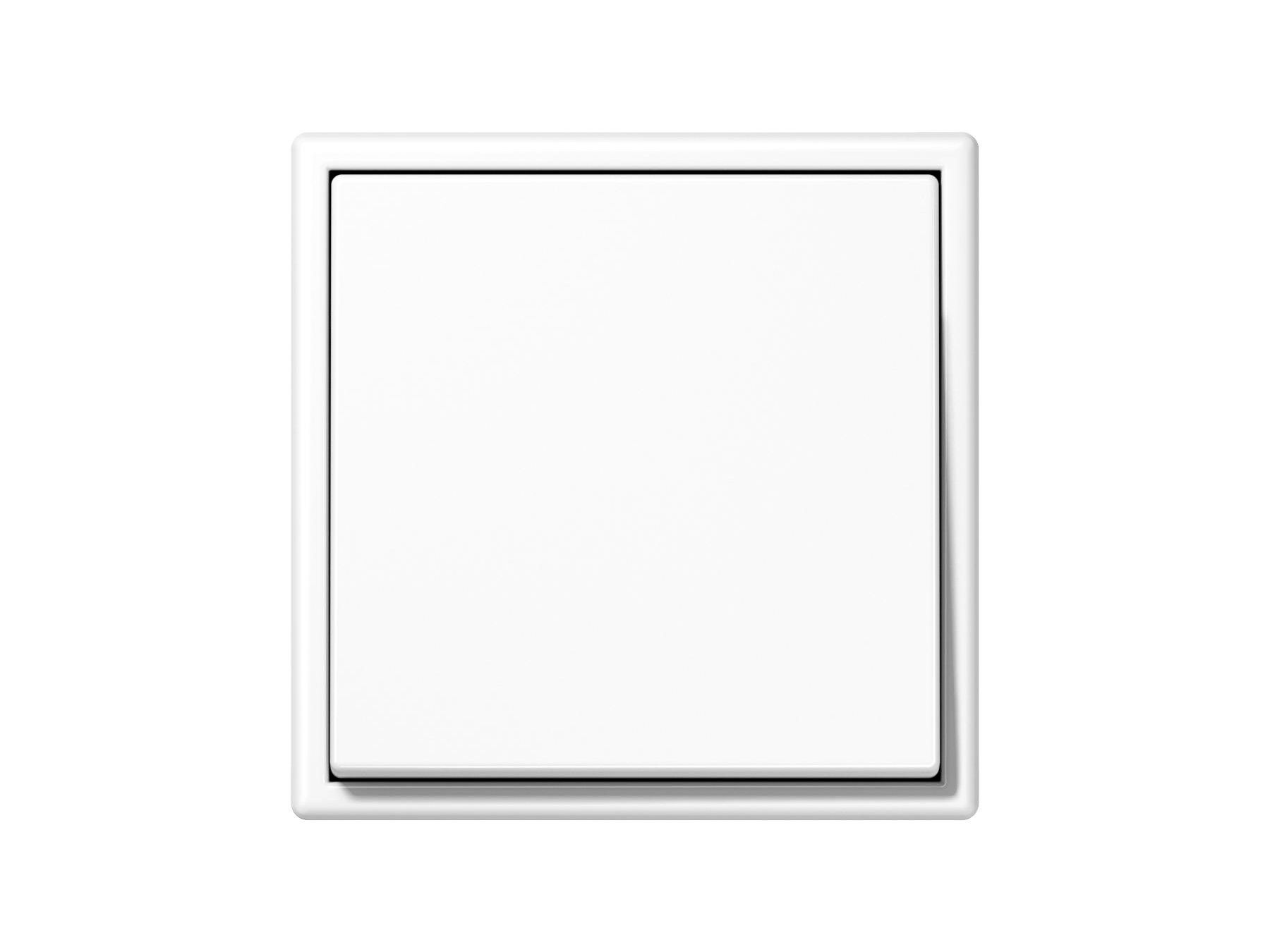 LS 990 by JUNG - Interruttore bianco alpino opaco