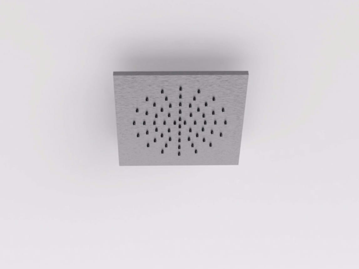MAE by Rexa - Soffione doccia a soffitto da incasso in acciaio inox - 2