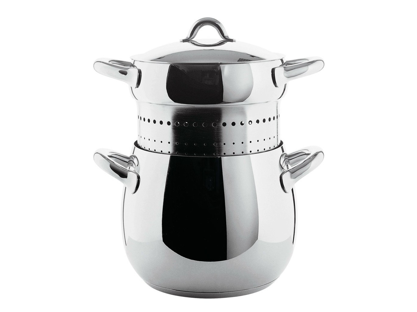 Panier à Pâtes Alessi Mami - Acier Inoxydable 18/10 | Pour Marmite 24 Cm
